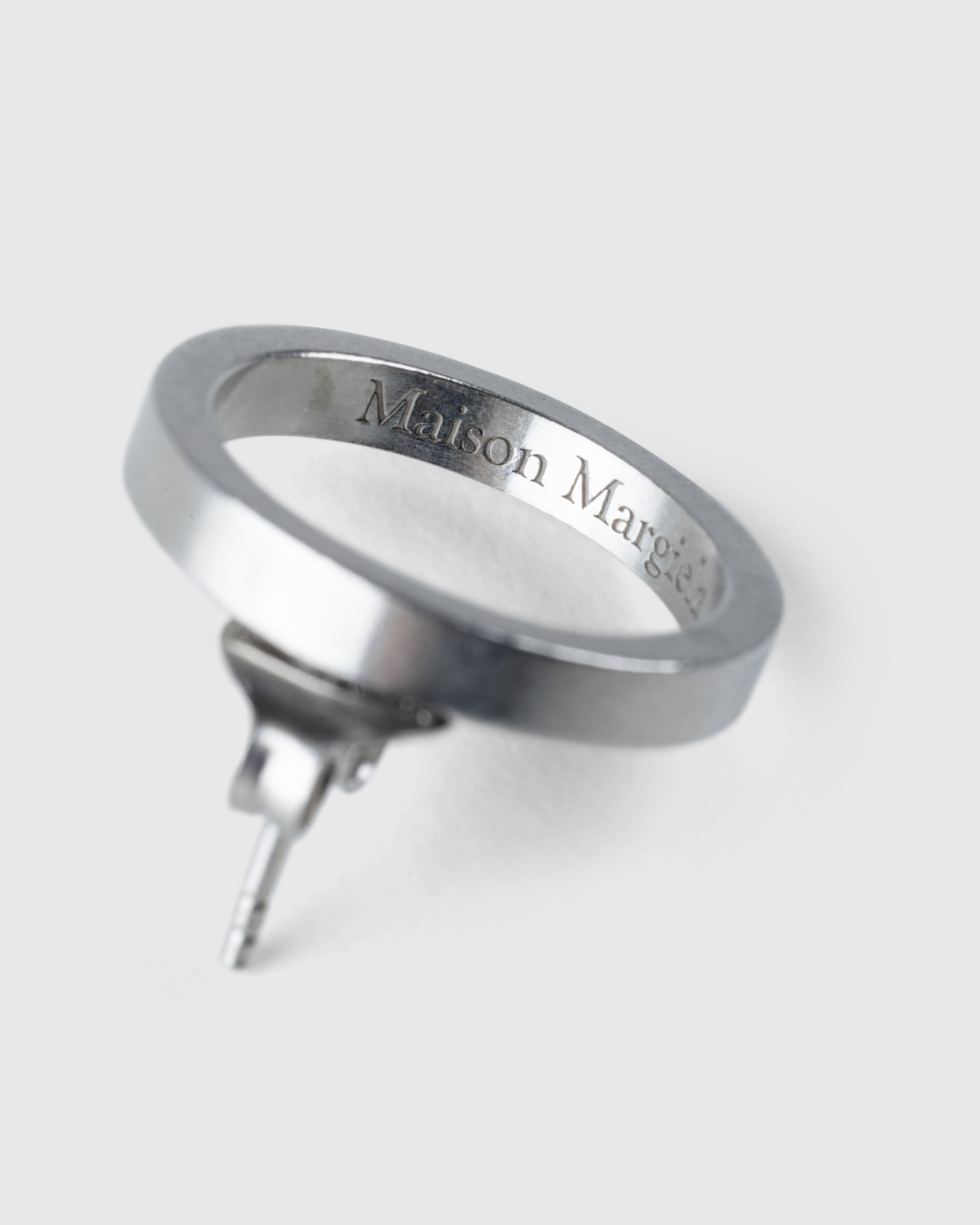 Maison Margiela – Hoop Earring Silver - Jewelry - Silver - Image 2