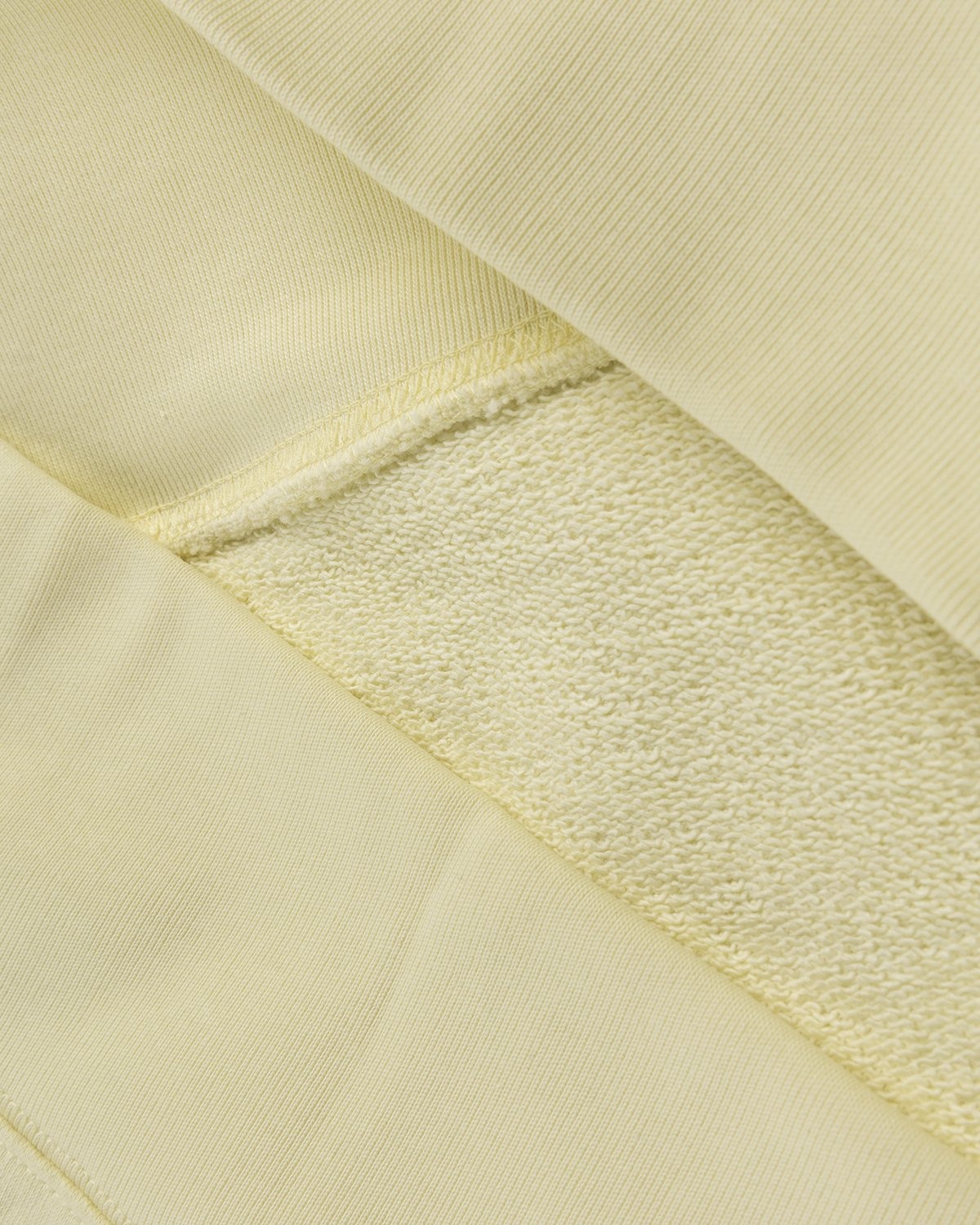 Acne Studios – Organic Cotton Hooded Sweatshirt Vanilla Yellow - Hoodies - Yellow - Image 3