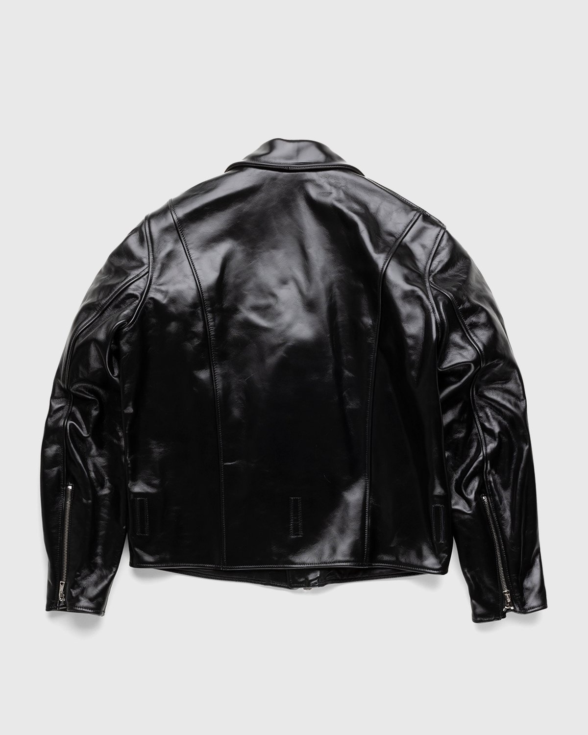 Our Legacy – Hellraiser Leather Jacket Aamon Black - Outerwear - Black - Image 2