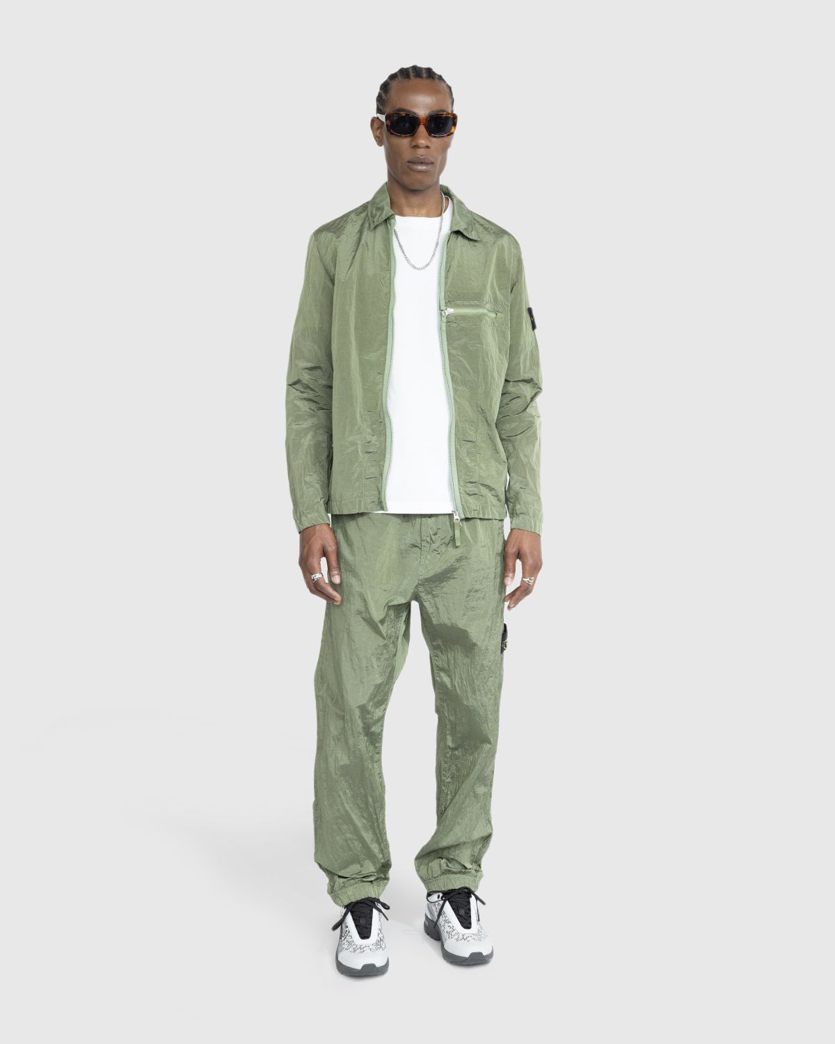 Stone Island – Overshirt Green 10919 - Shirts - Green - Image 4