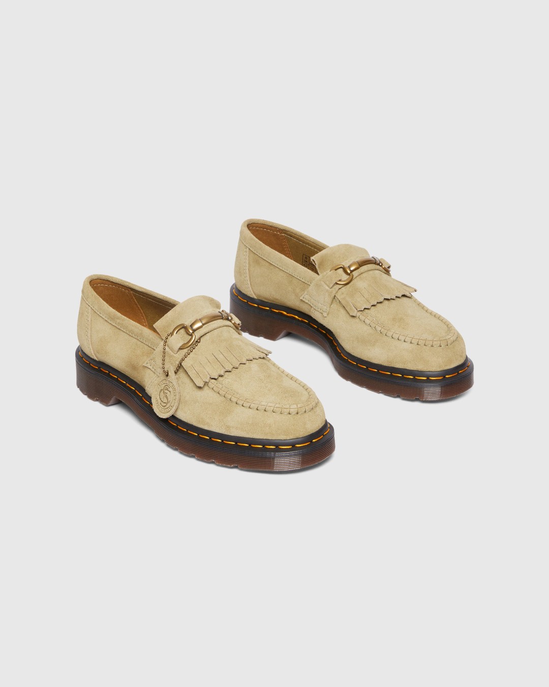 Dr. Martens – Adrian Snaffle Westminster Suede Pale Green - Shoes - Green - Image 2