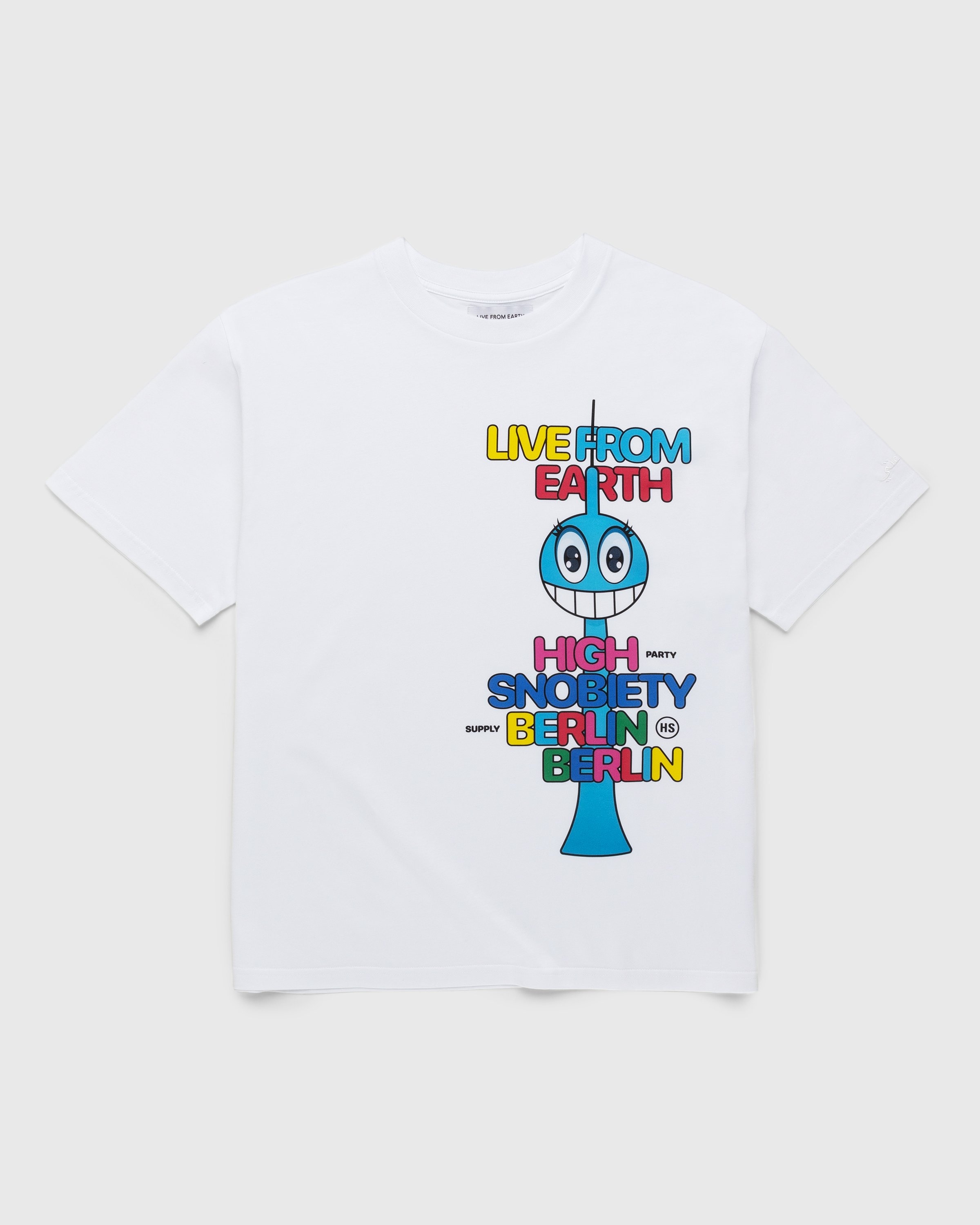Live From Earth x Highsnobiety – BERLIN, BERLIN 3 T-Shirt White - T-shirts - White - Image 1