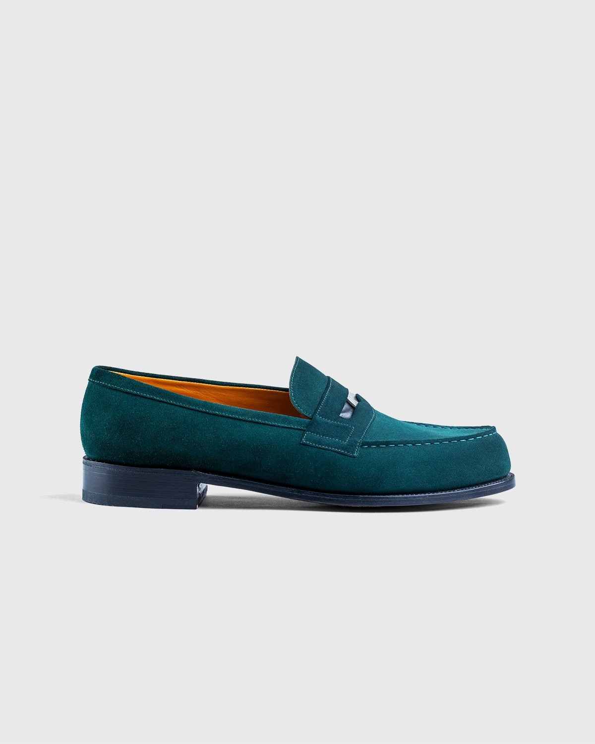 J.M. Weston x Highsnobiety – 180 'Penny' Loafer - Loafers - Green - Image 1