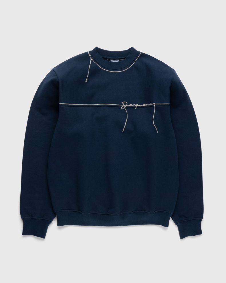 JACQUEMUS – Le Sweatshirt Fio Blue