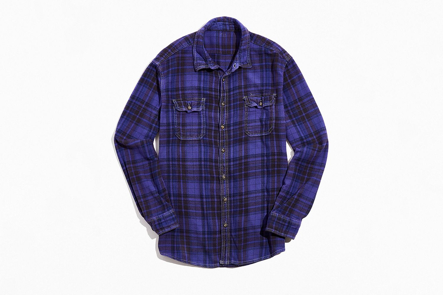 Overdyed Vintage Flannel Shirt