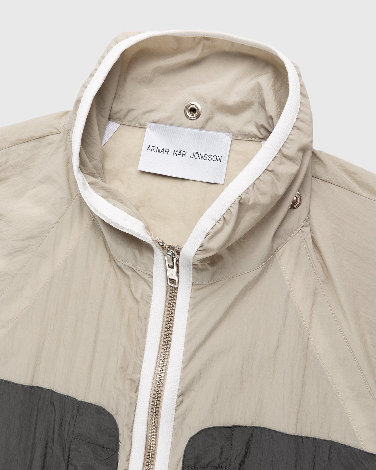 Arnar Mar Jonsson – Angurgapi Tracktop Stone/Charcoal - Outerwear - Beige - Image 4
