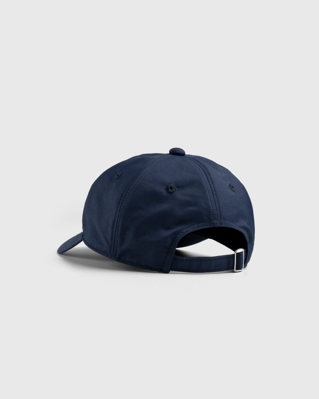 Highsnobiety – Brushed Nylon Logo Cap Dark Blue - Hats - Blue - Image 3