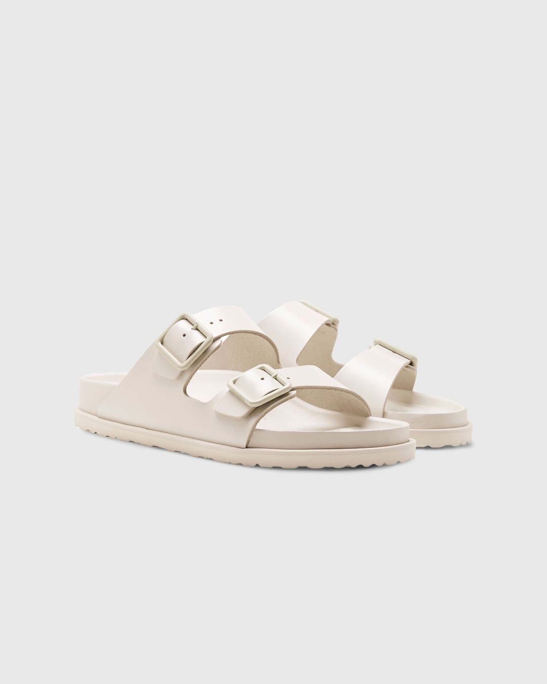Birkenstock – Arizona Smooth Leather Bone - Sandals - White - Image 2