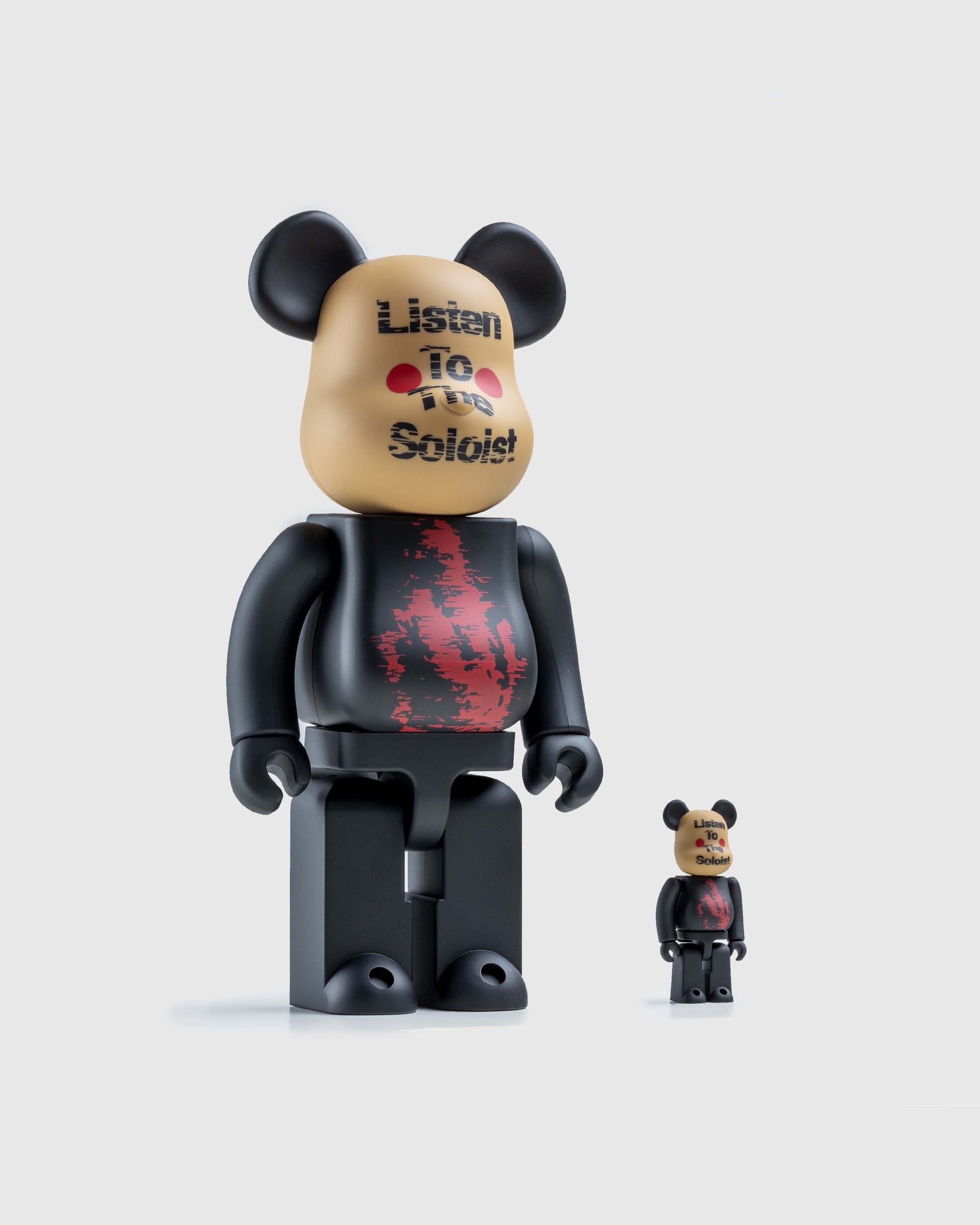Medicom – Be@rbrick Takahiromiyashita The Soloist Pause=Play 100% and 400% Set Black - Art & Collectibles - Black - Image 2