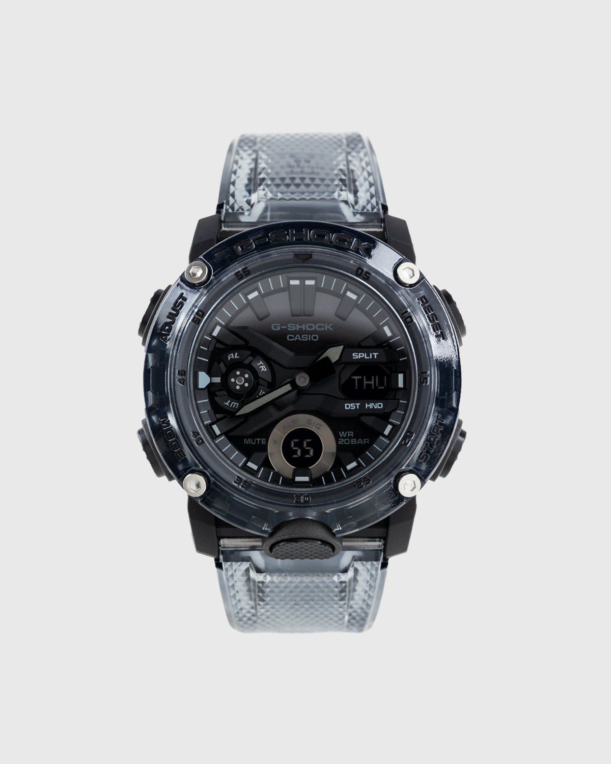 Casio – G-Shock GA-2000SKE-8AER Transparent Black - Watches - Black - Image 1