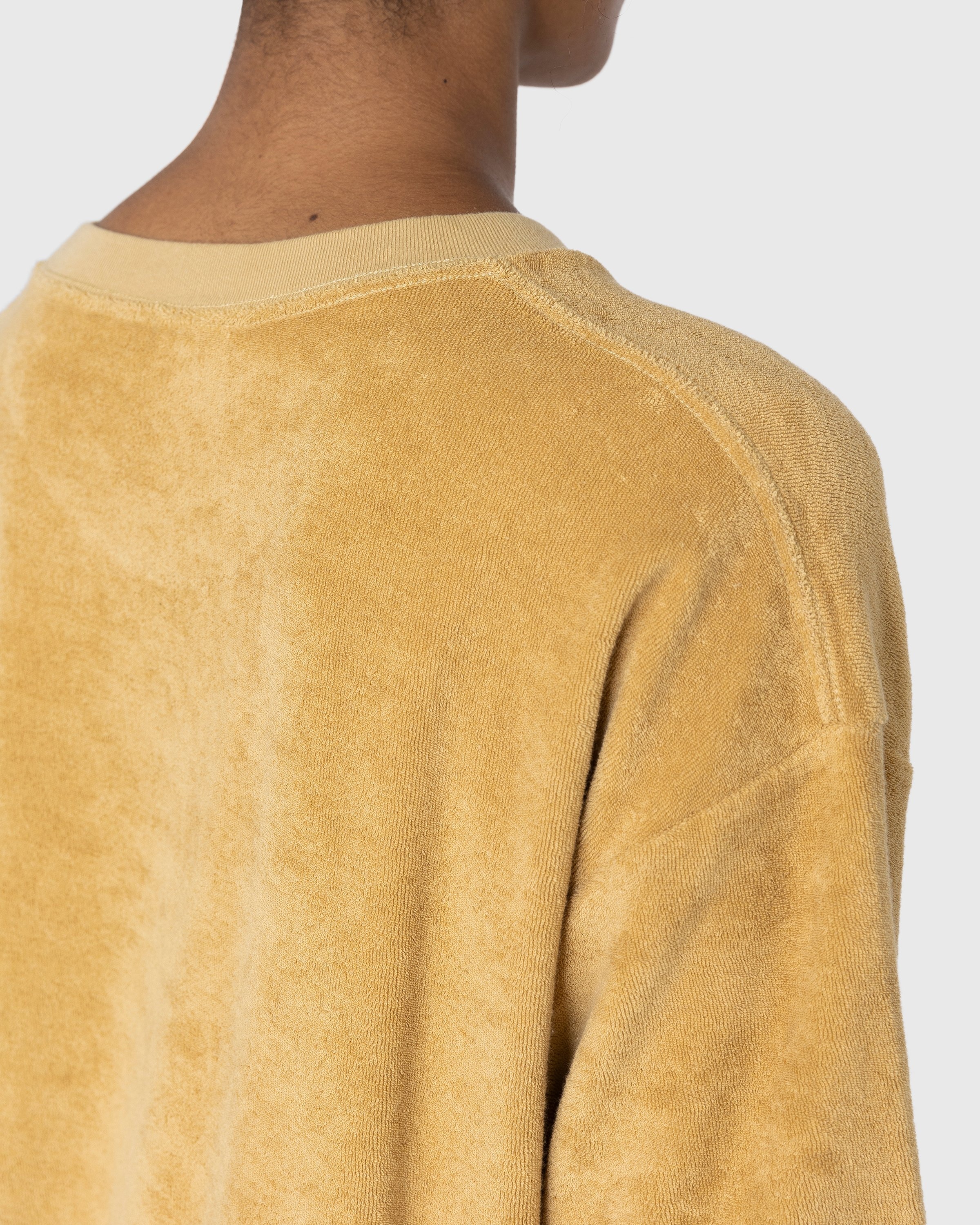 Highsnobiety – HS Logo Reverse Terry T-Shirt Brown - Tops - Brown - Image 7
