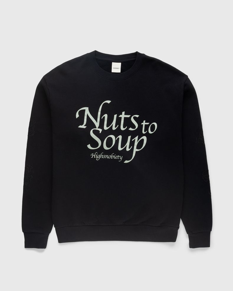 Nuts To Soup Crewneck Black