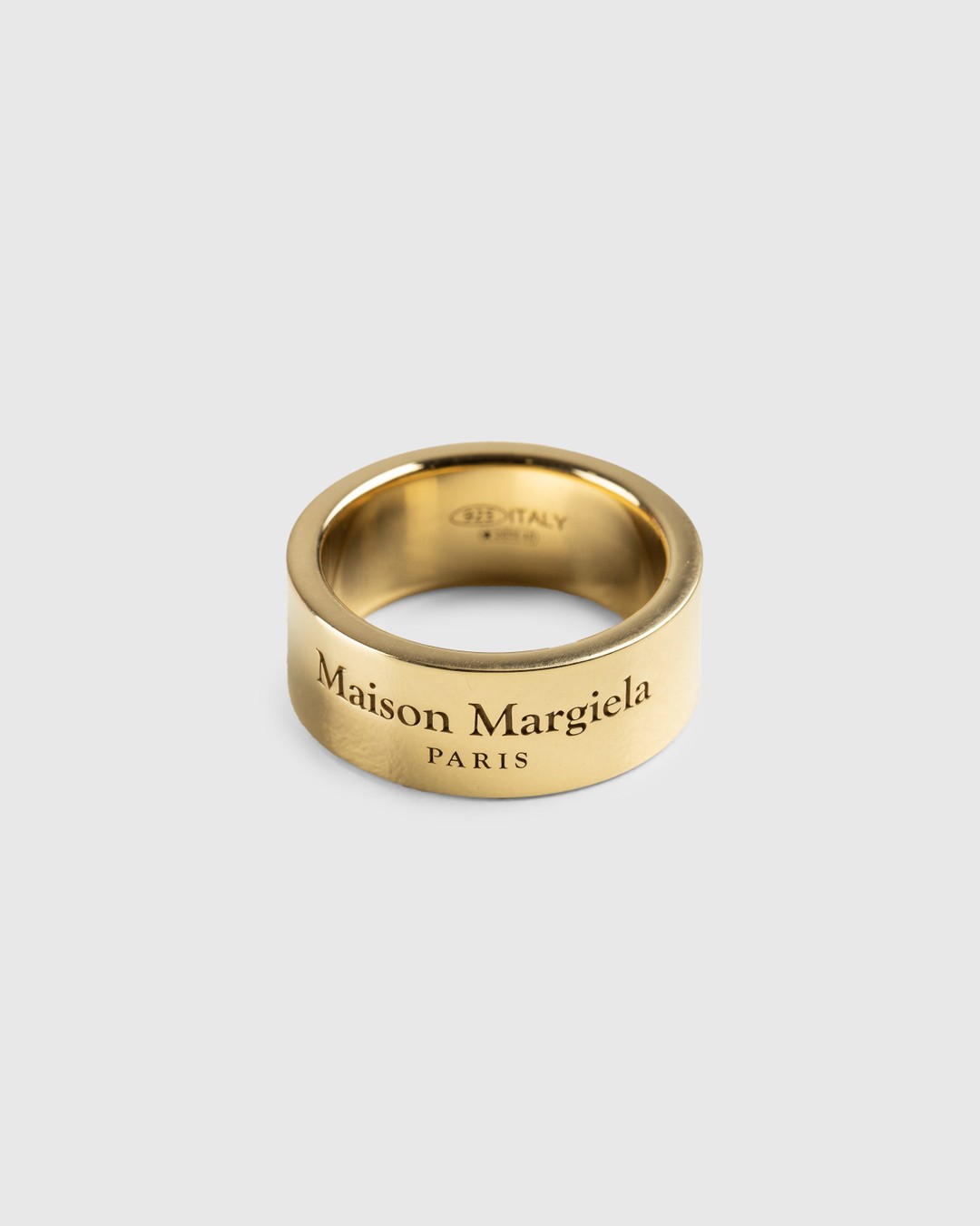 Maison Margiela – Logo-Engraved Ring Gold - Jewelry - Gold - Image 1