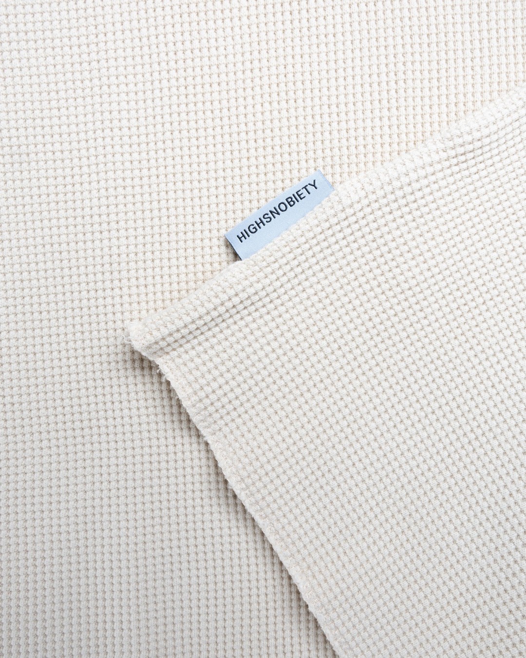 Highsnobiety HS05 – Thermal Short Sleeve Natural - Tops - Beige - Image 7