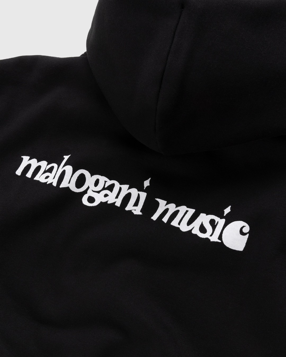Carhartt WIP – Mahogani Music Hoodie Black/White - Hoodies - Black - Image 3