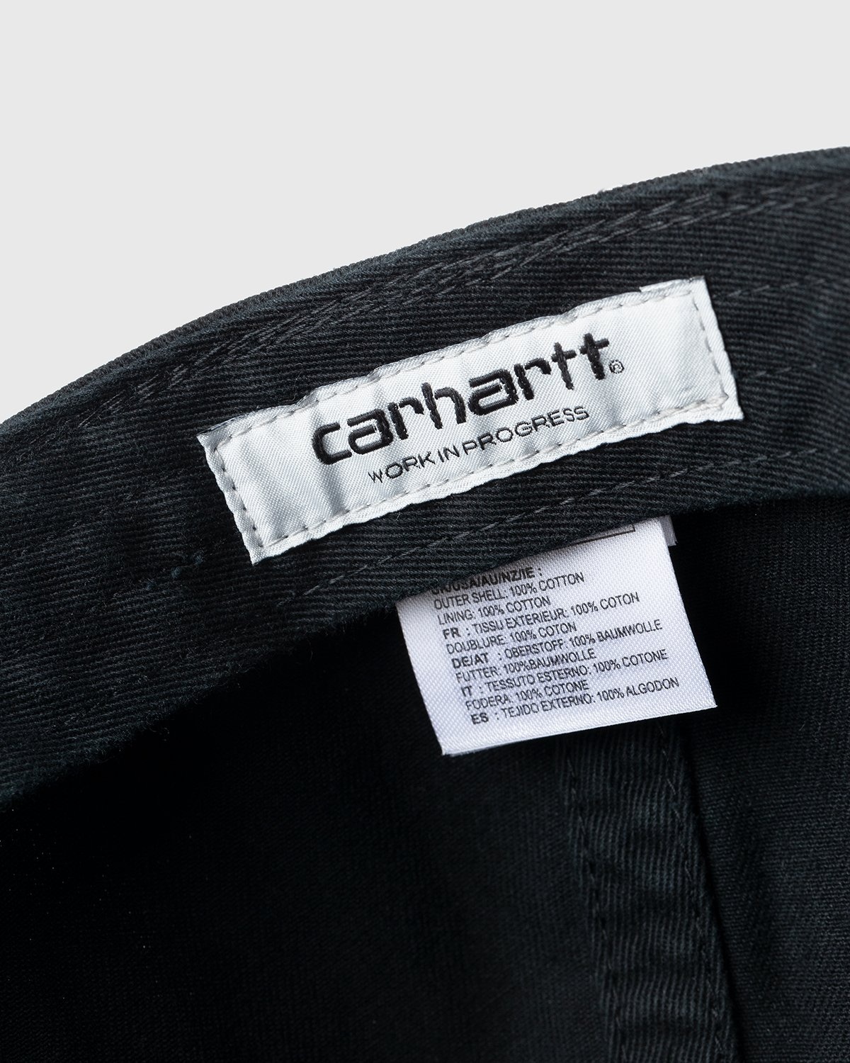 Carhartt WIP – Madison Logo Cap Black - Caps - Black - Image 4