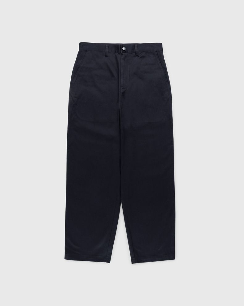 Reverse Twill Baggy Trouser Black