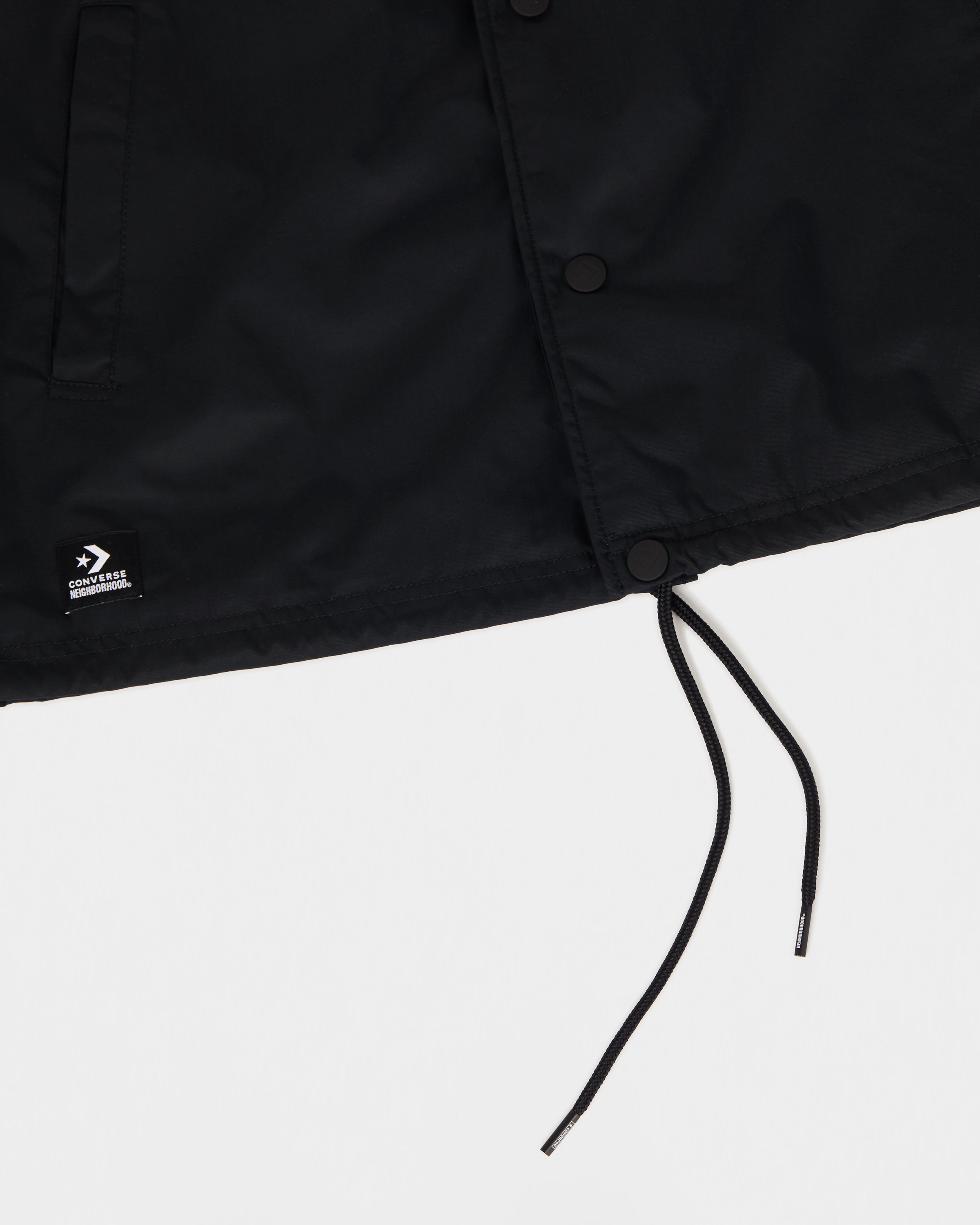 Converse x NBHD – Black Coaches Jacket - Outerwear - Black - Image 5