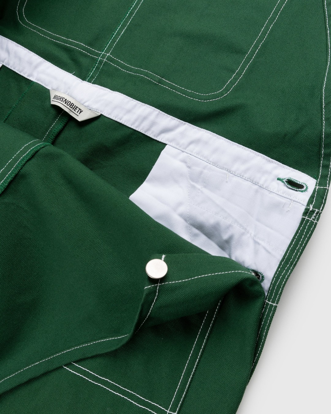 RUF x Highsnobiety – Cotton Overalls Green - Pants - Green - Image 6