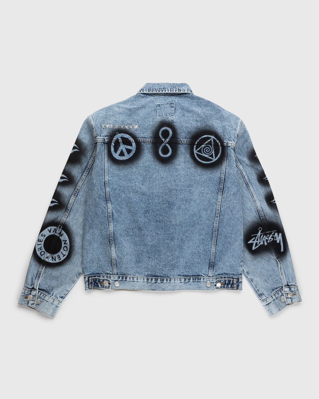 Stüssy x Dries van Noten – Stencil Denim Jacket - Outerwear - Black - Image 2