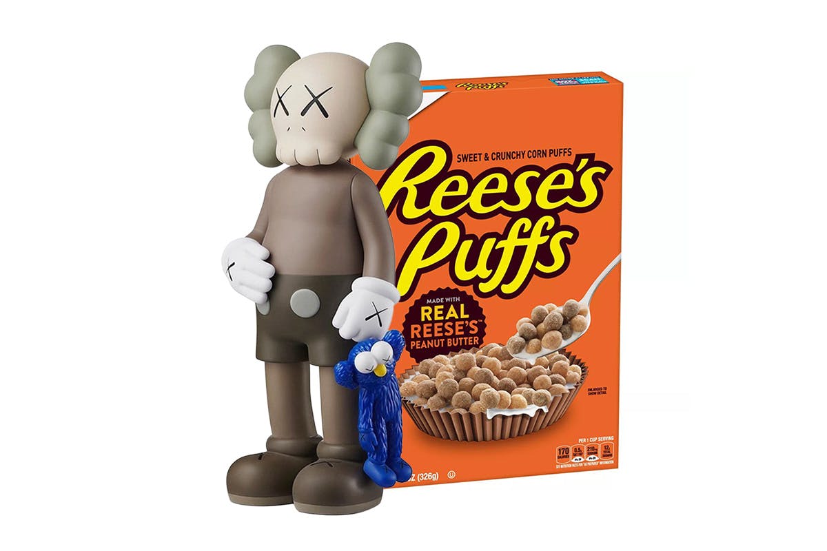 KAWS x Reeses Puffs Cereal Collab Boxes & Prices Revealed