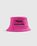 Raffia Bucket Hat Fuschia