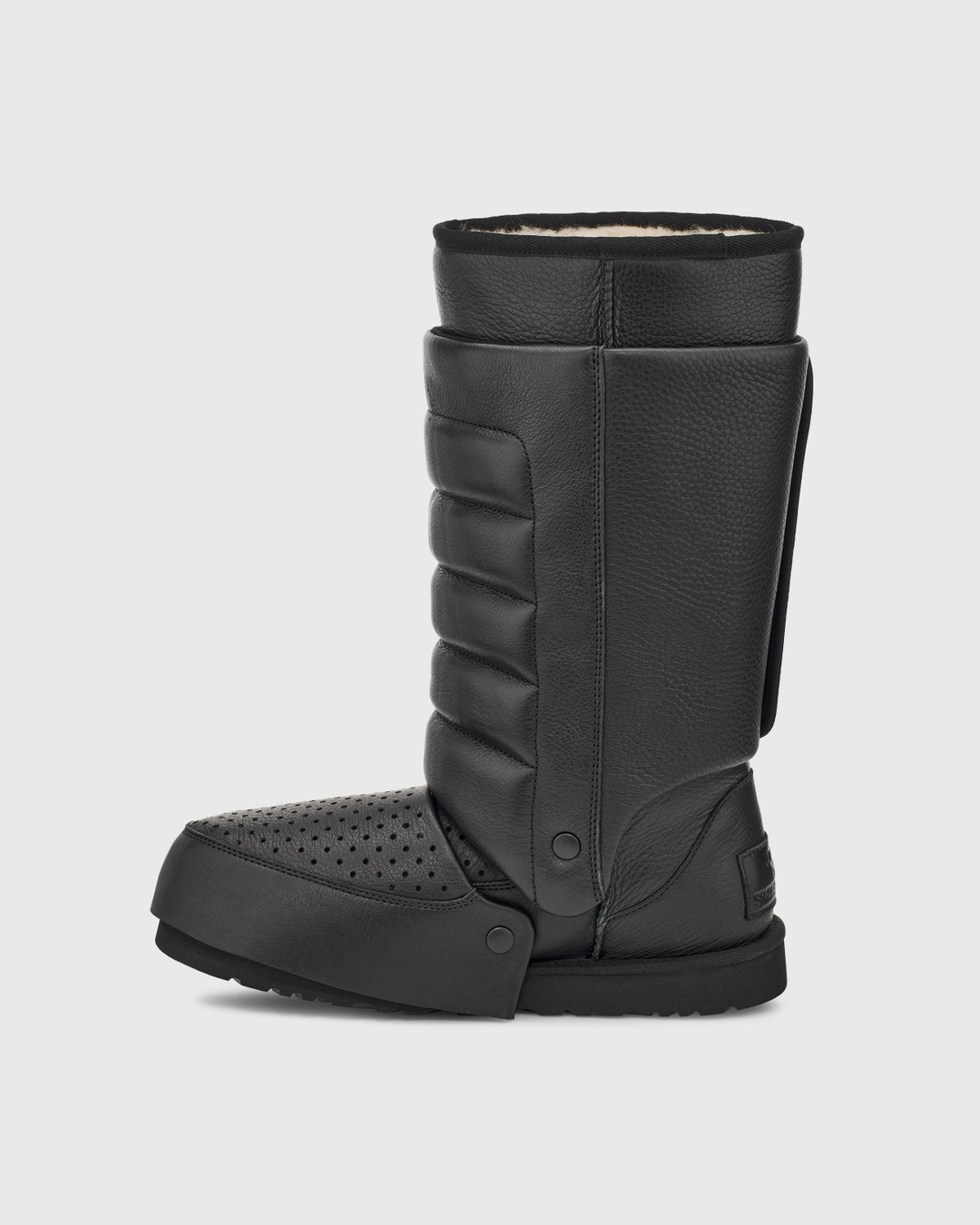Ugg x Shayne Oliver – Tall Boot Black - Lined Boots - Black - Image 2