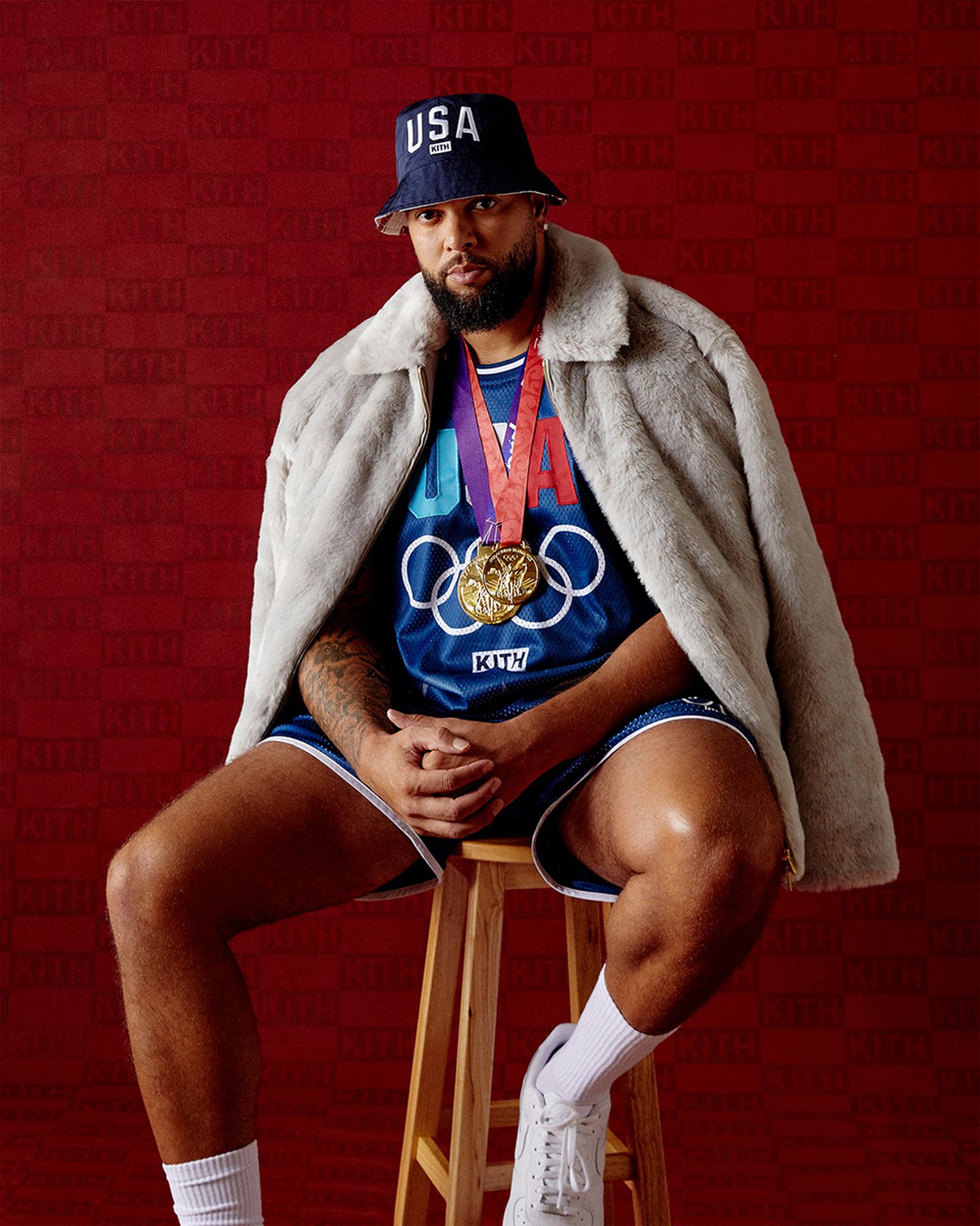 KITH 2021 Olympics Team USA Apparel Collection Campaign