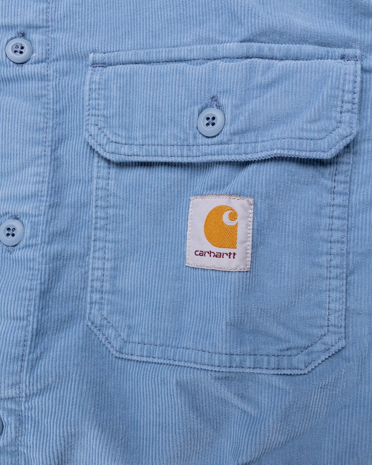 Carhartt WIP – Dixon Shirt Jacket Icy Water Rinsed - Overshirt - Blue - Image 6