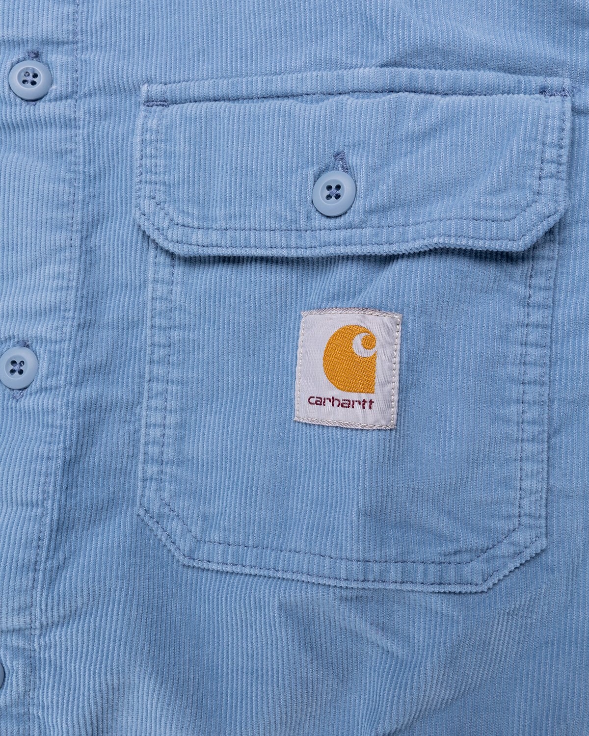 Carhartt WIP – Dixon Shirt Jacket Icy Water Rinsed - Outerwear - Blue - Image 6