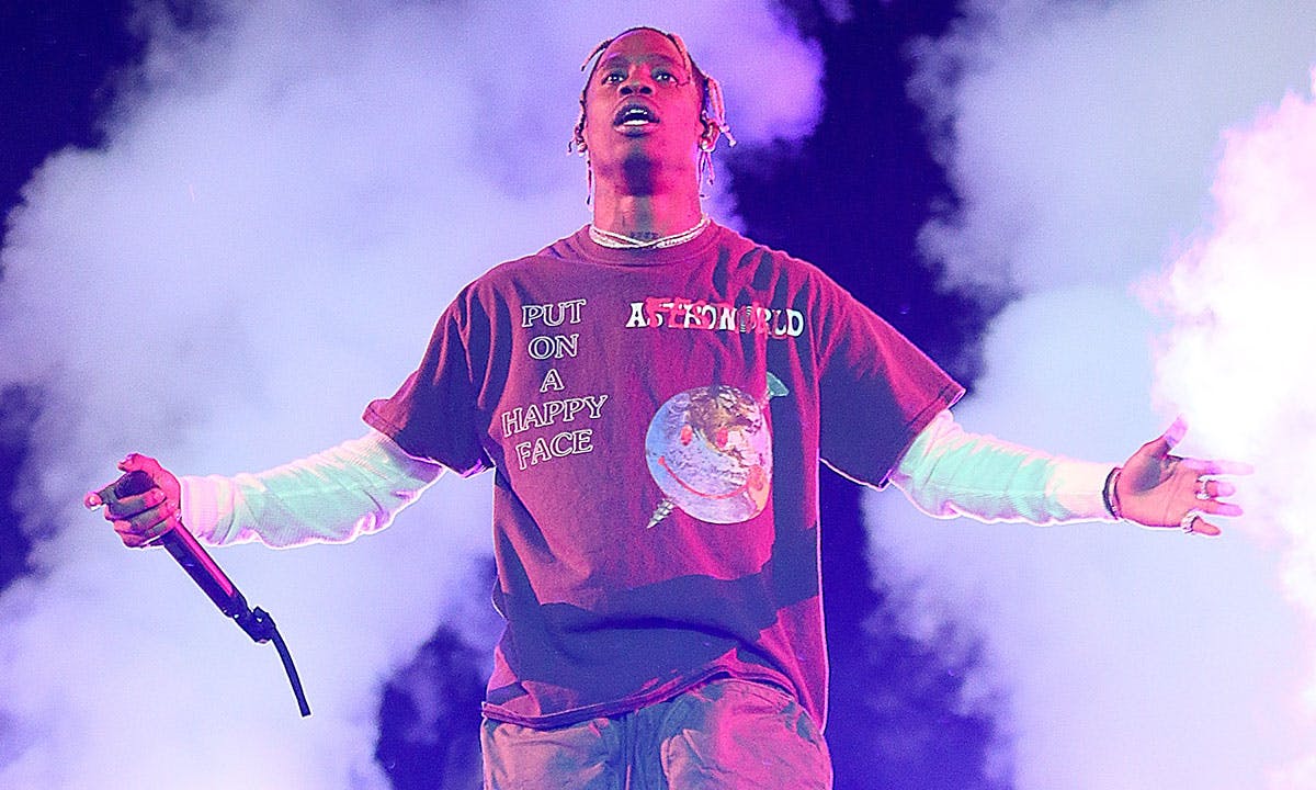 Travis Scott performs at Astroworld Festival