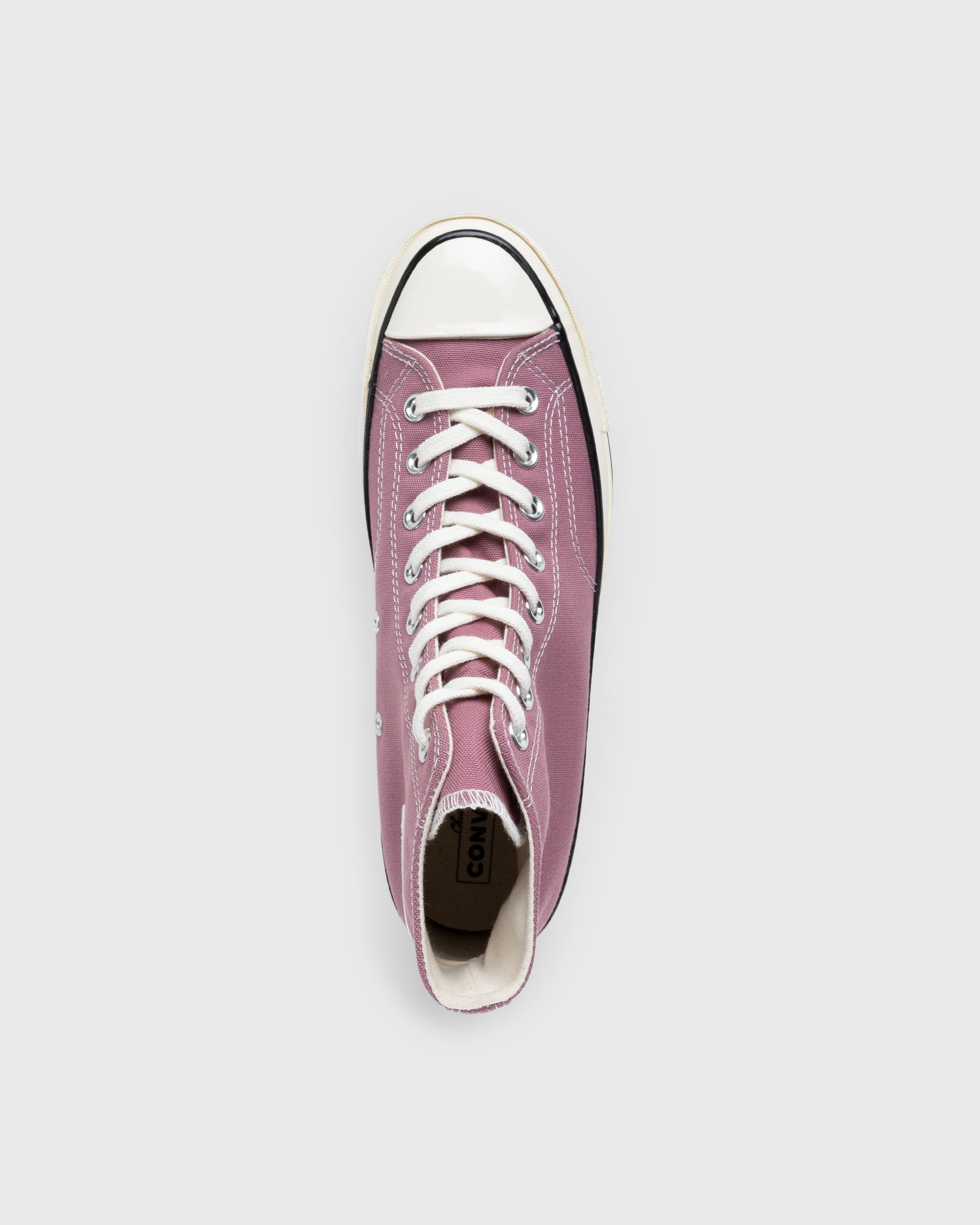 Pink top metallic converse