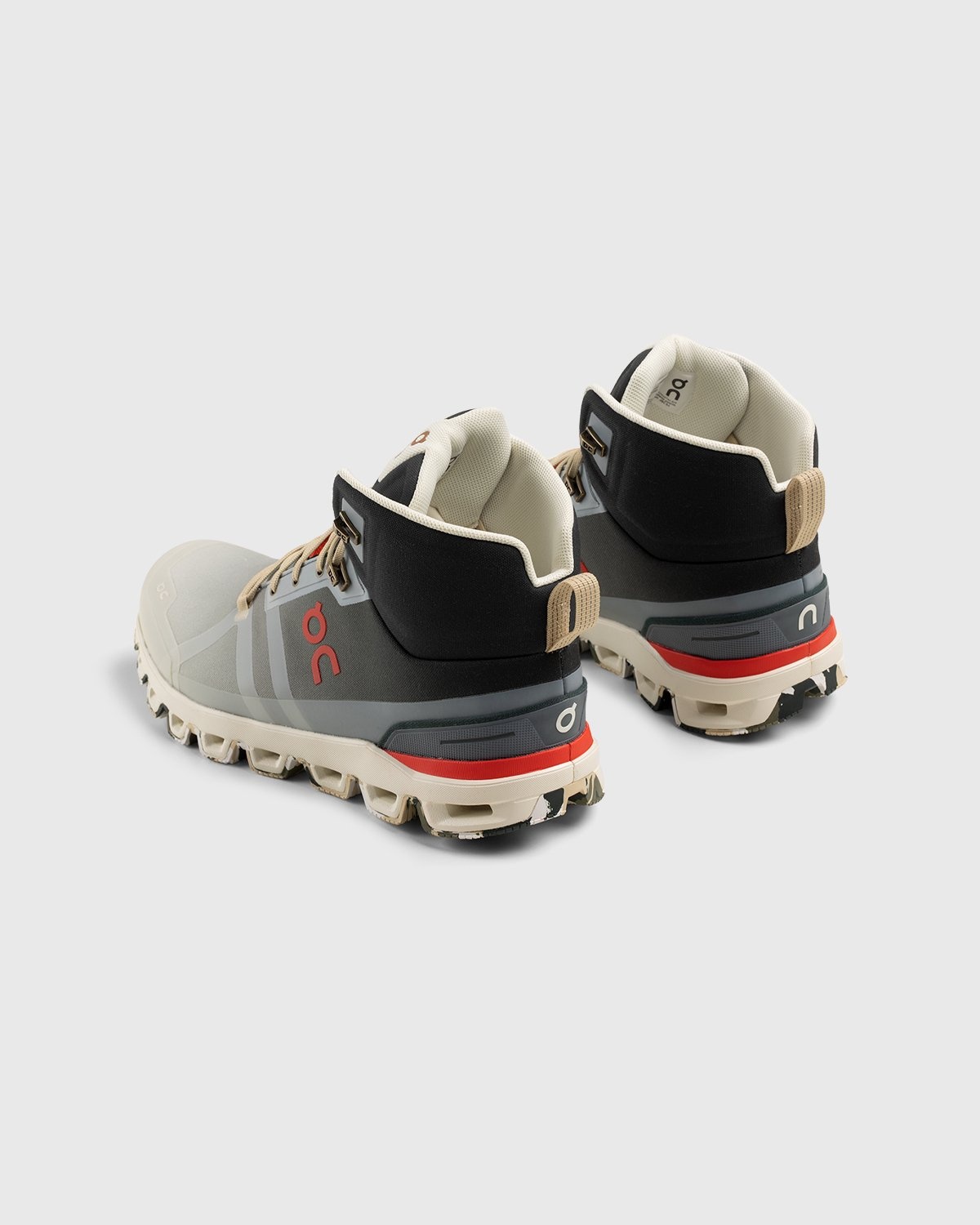 Loewe x On – Men's Cloudrock Gradient Khaki - Hiking Boots - Grey - Image 4