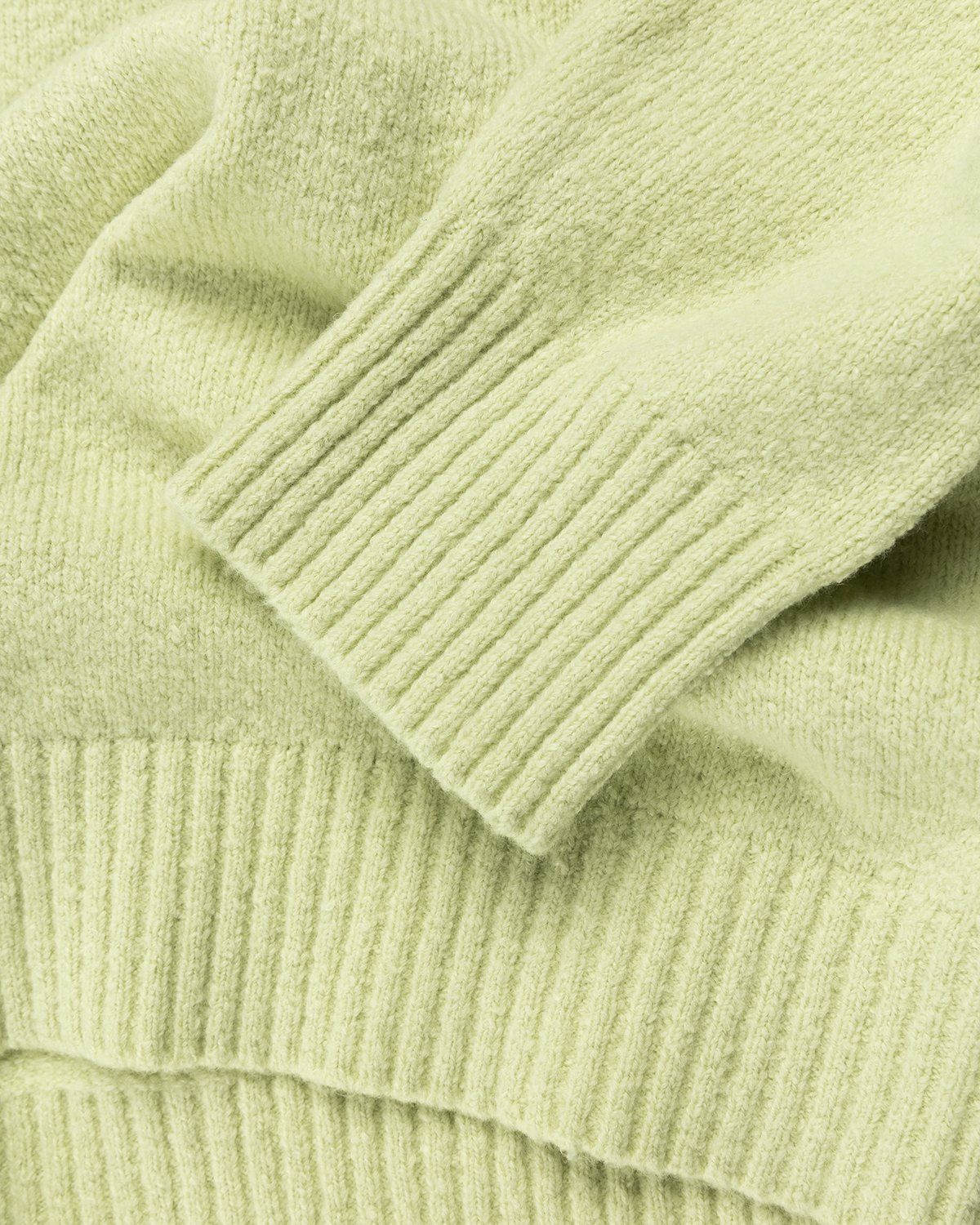 Stone Island – 548D2 Stockinette Stitch Sweater Light Green - Knitwear - Green - Image 6