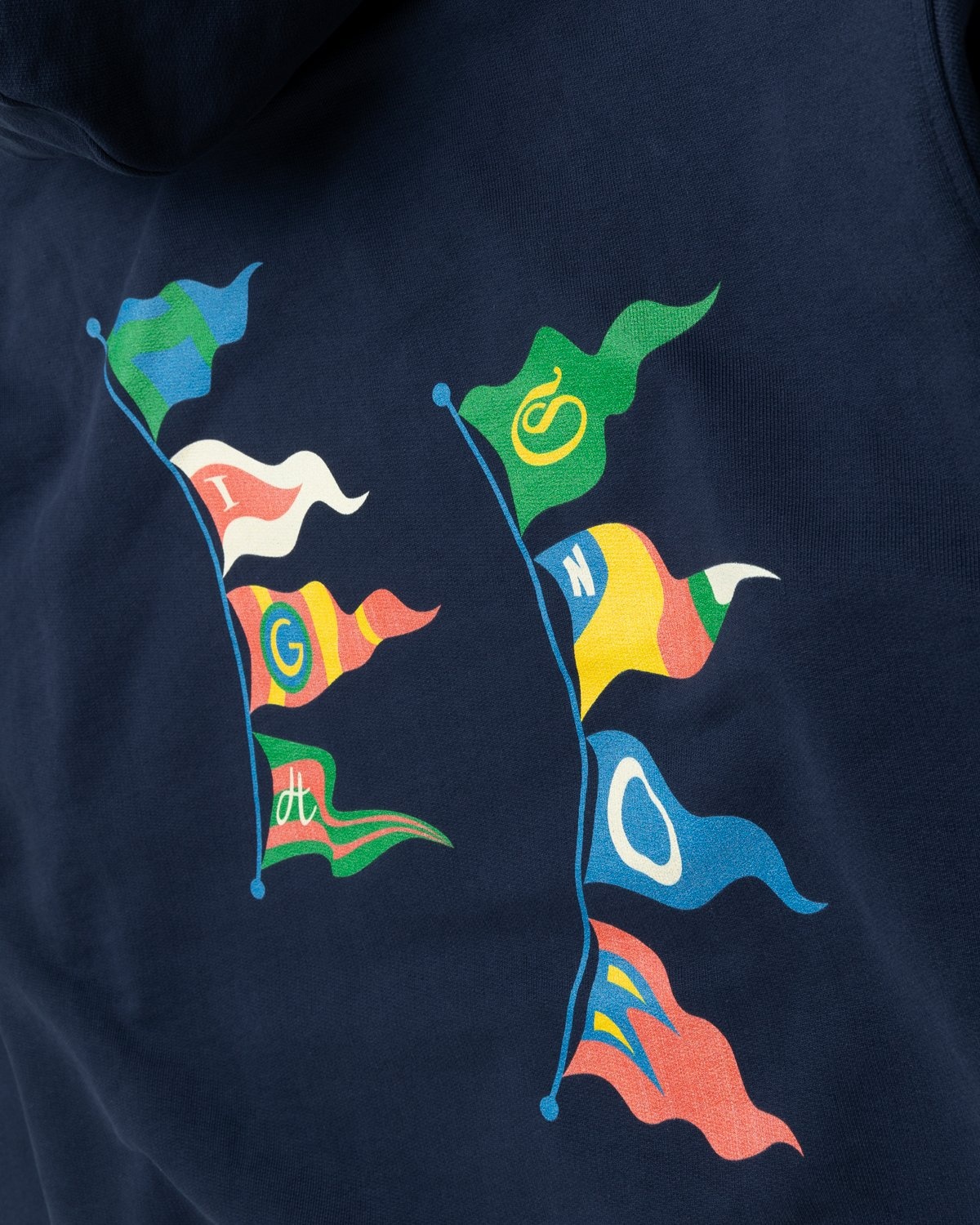 Highsnobiety – Flags Hoodie Navy - Sweats - Blue - Image 4