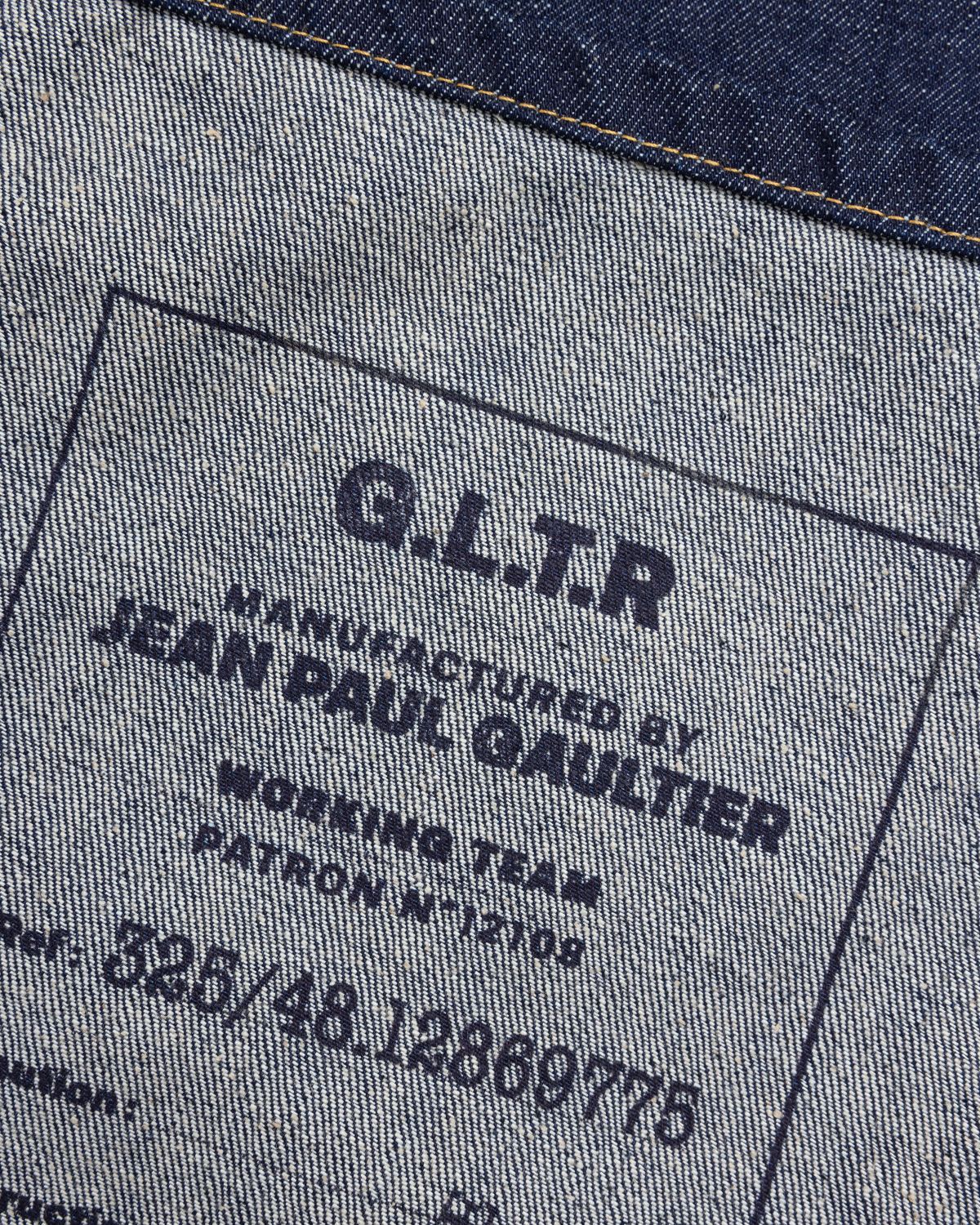 Jean Paul Gaultier – Jean Printed With 325 Indigo - Pants - Blue - Image 7