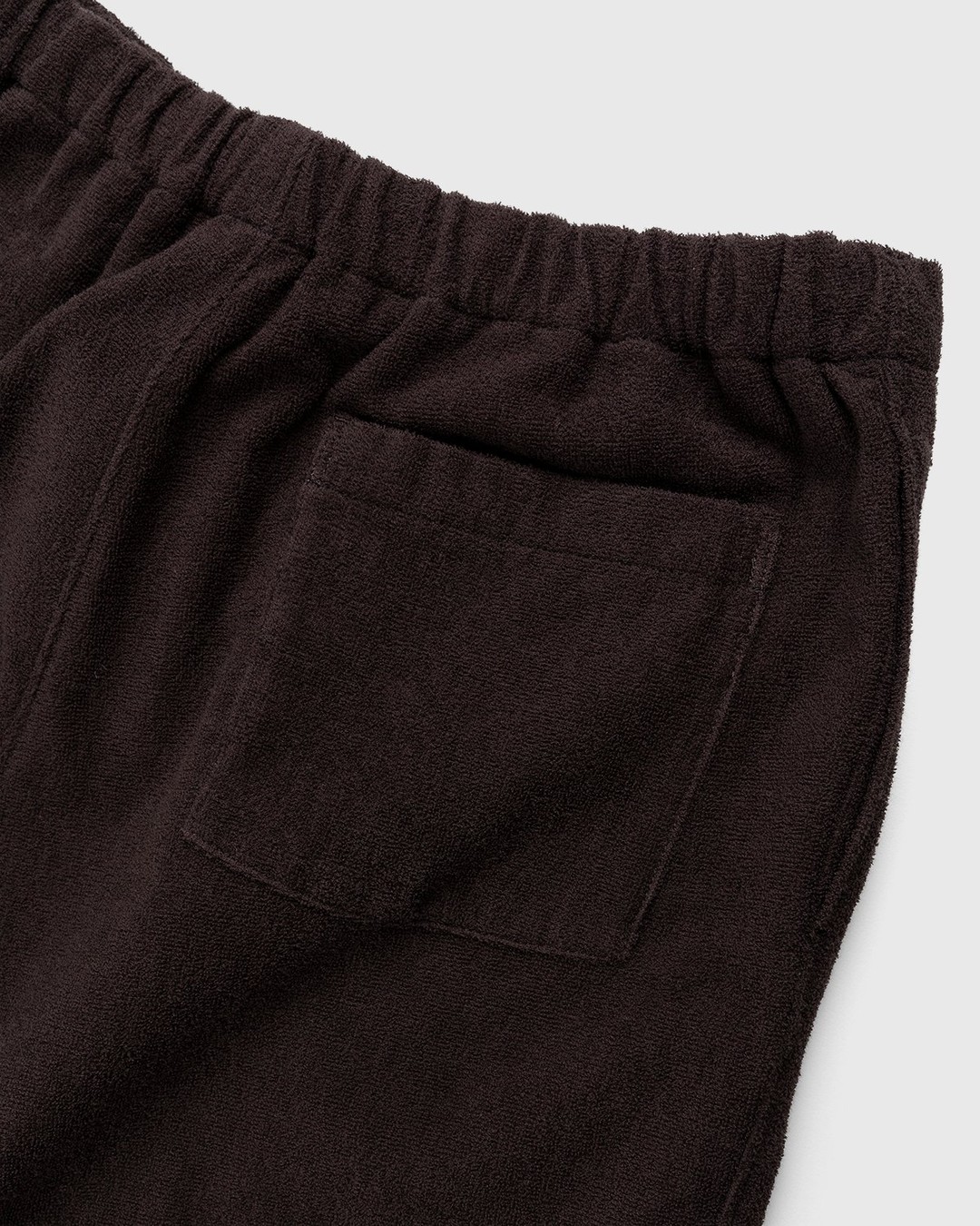 Auralee – Cotton Terry Cloth Shorts Brown - Shorts - Brown - Image 5