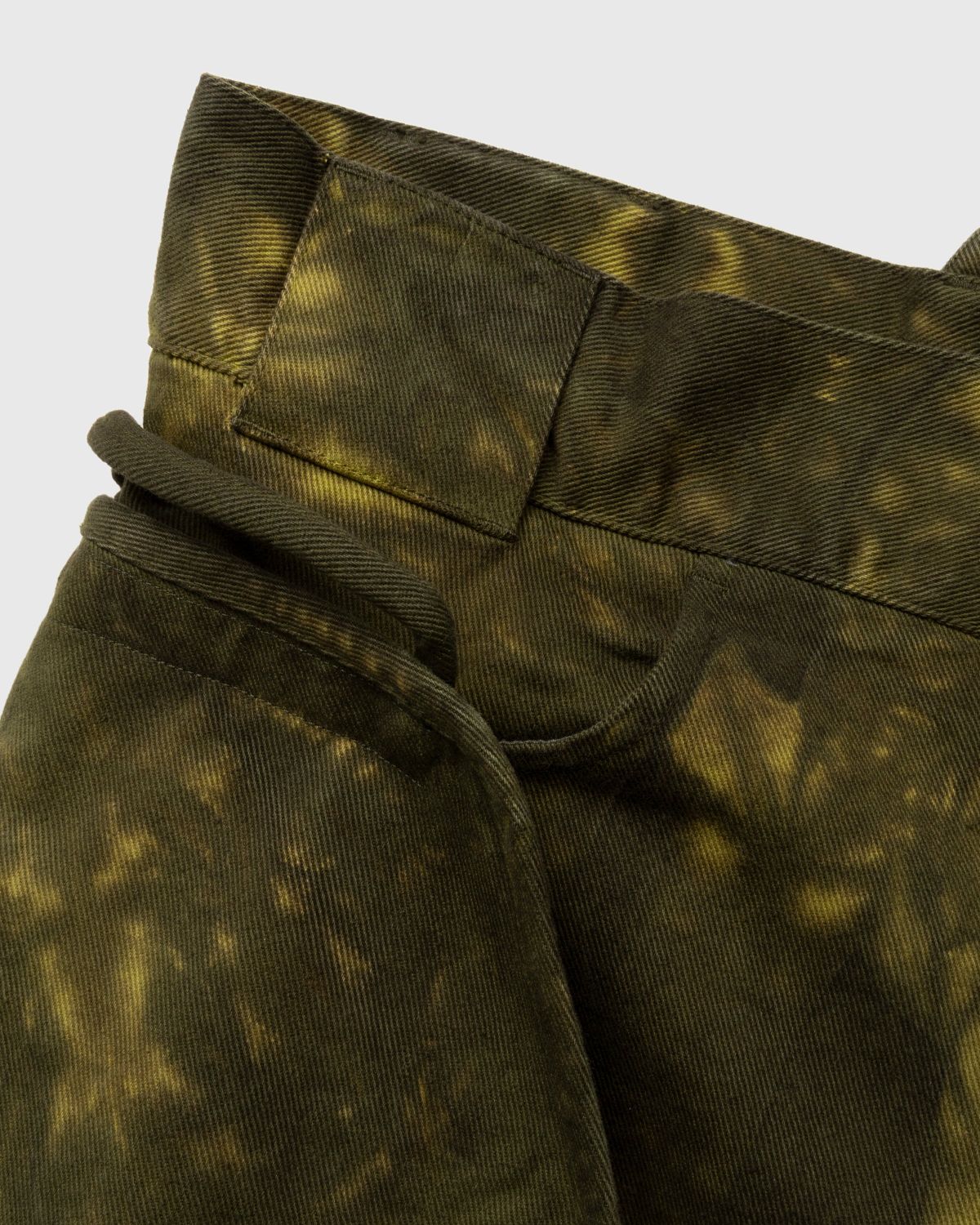 Affix – Crease-Dyed Corso Pant Green - Pants - Green - Image 3