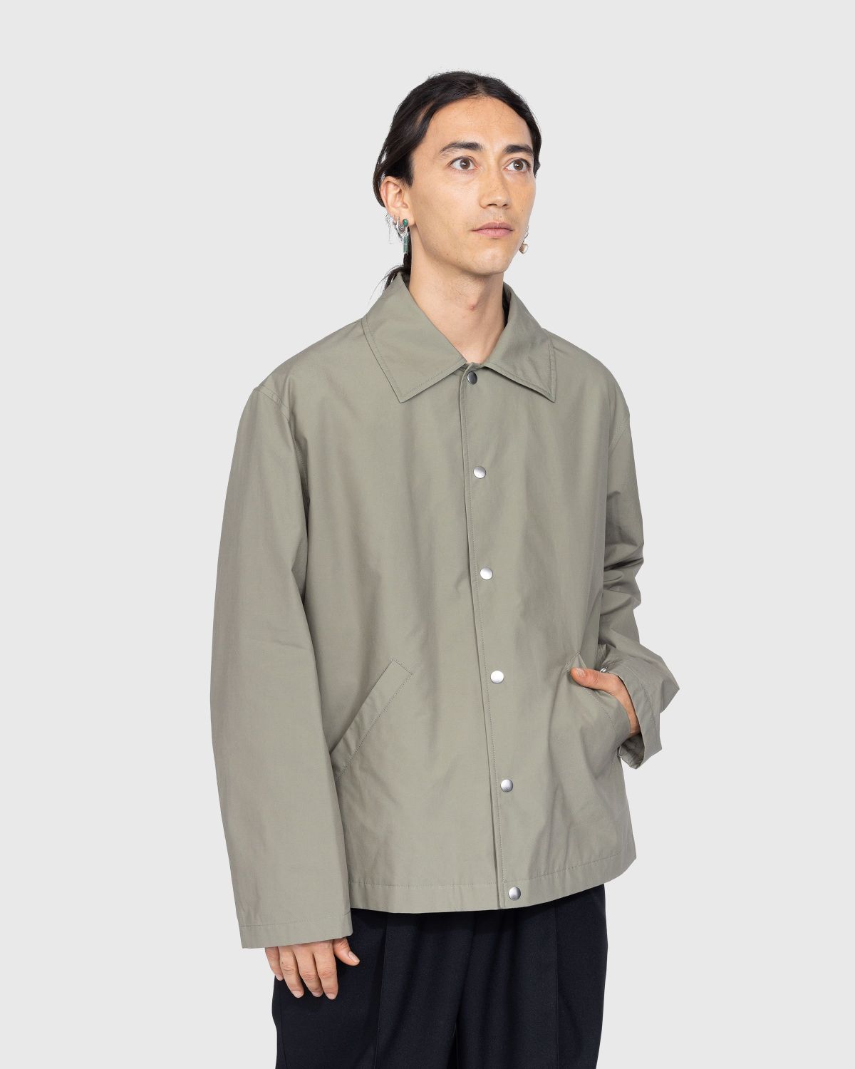 Jil Sander – Logo Jacket Medium Green - Outerwear - Green - Image 2