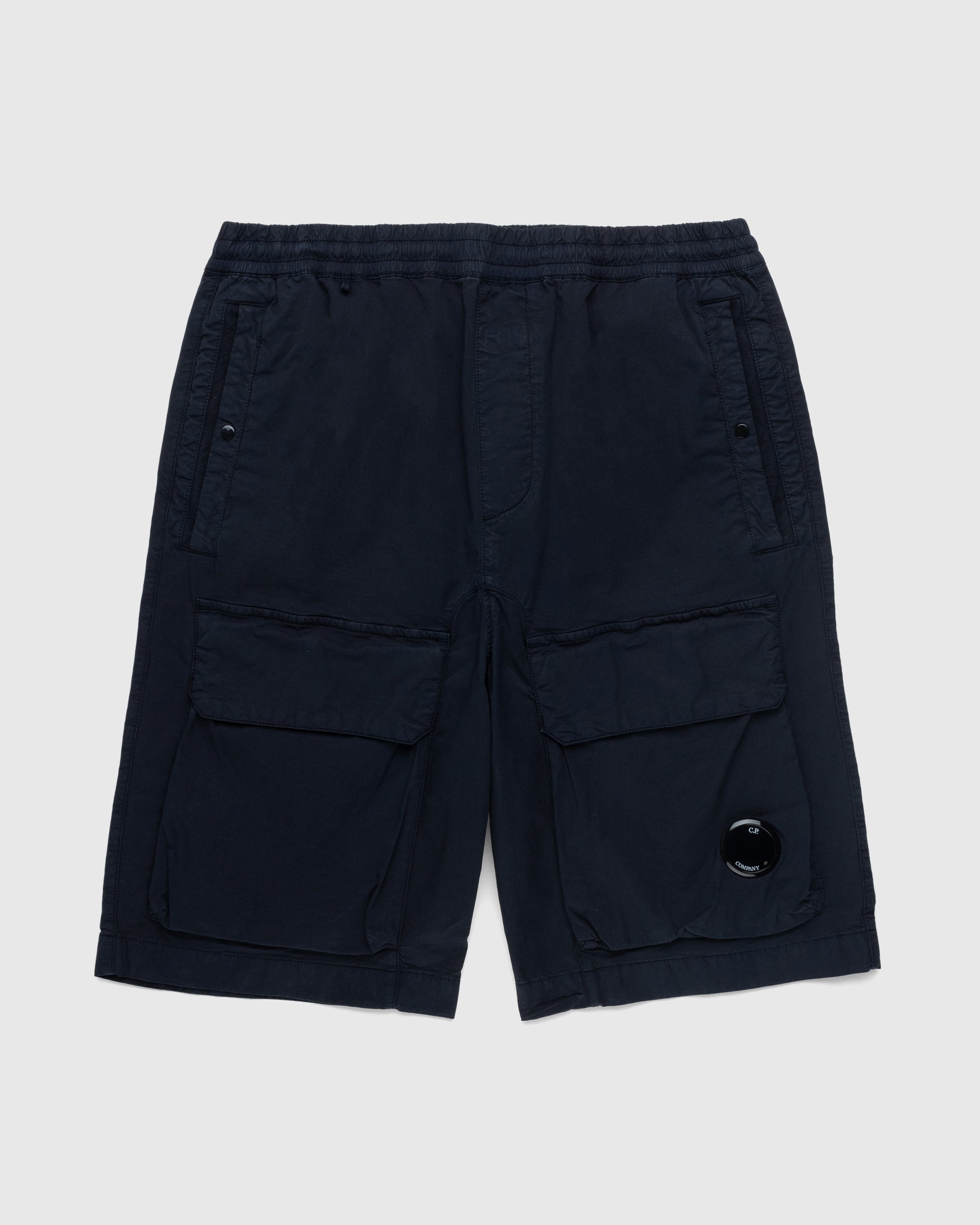 Blue cp company shorts hot sale