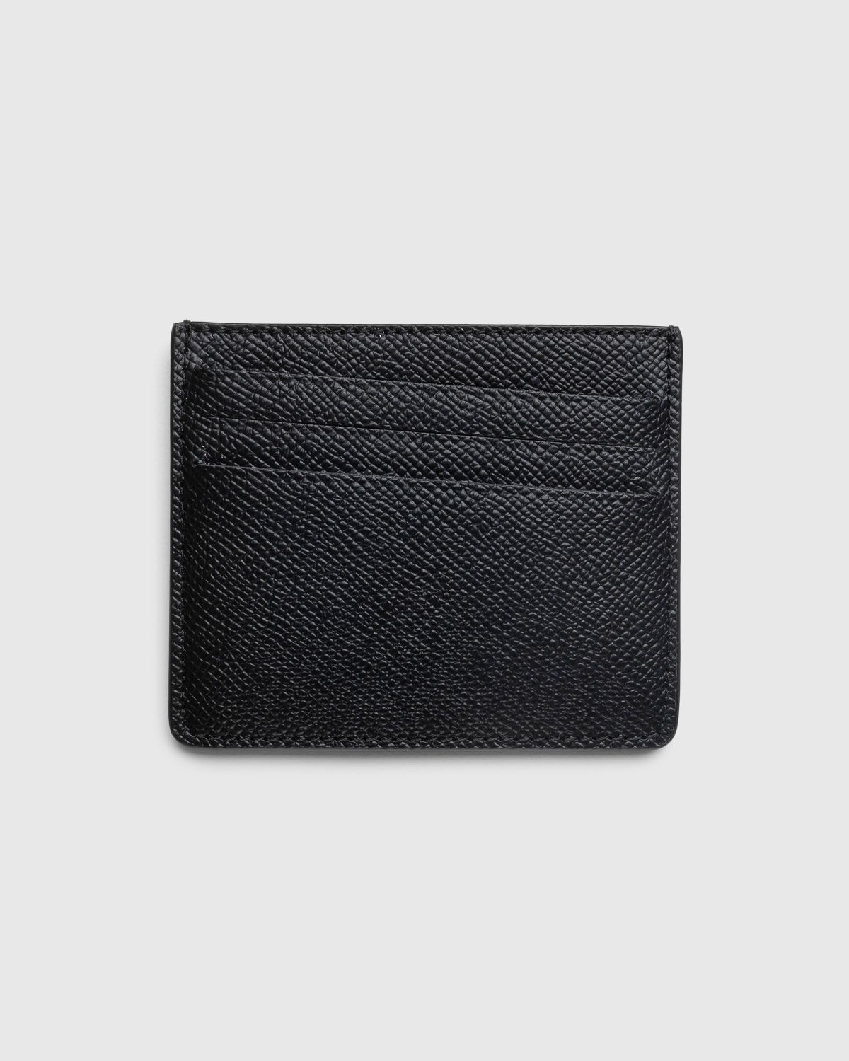 Maison Margiela – Leather Cardholder Black - Wallets - Black - Image 2