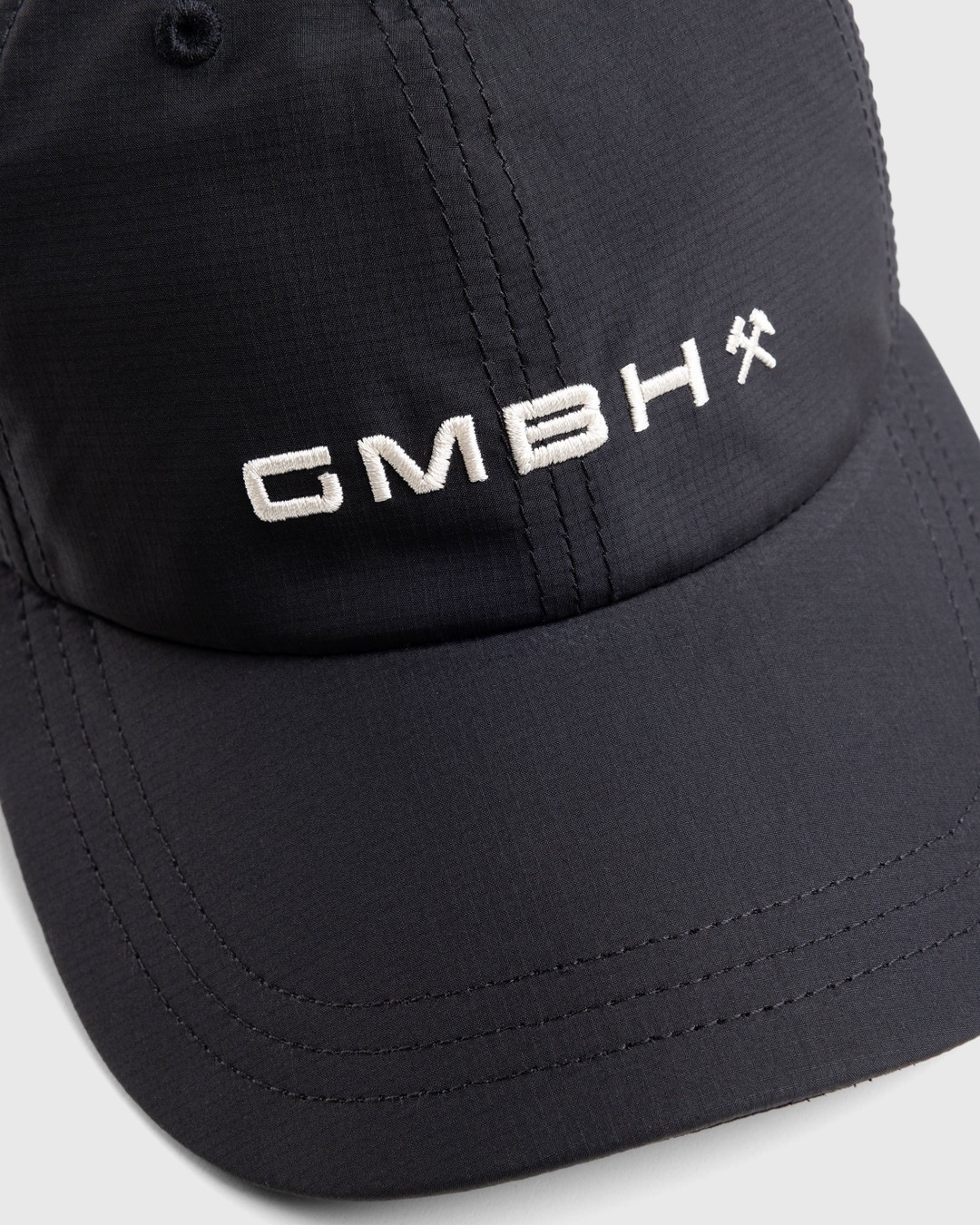 GmbH – Logo Embroidered Baseball Cap Black - Hats - Black - Image 4