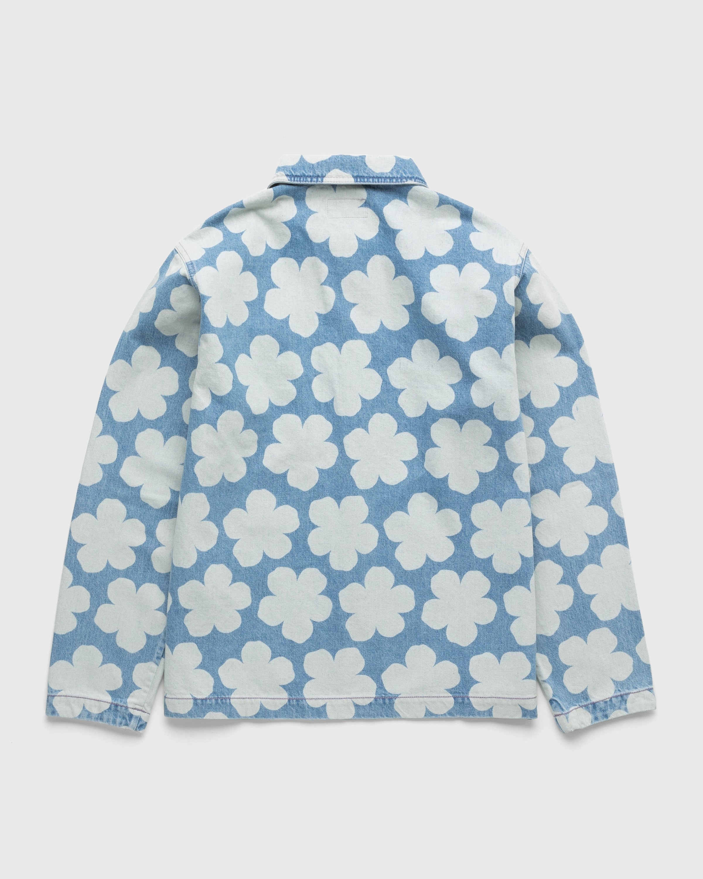 Kenzo – Hana Dots Denim Overshirt Sky Blue - Shirts - Blue - Image 2