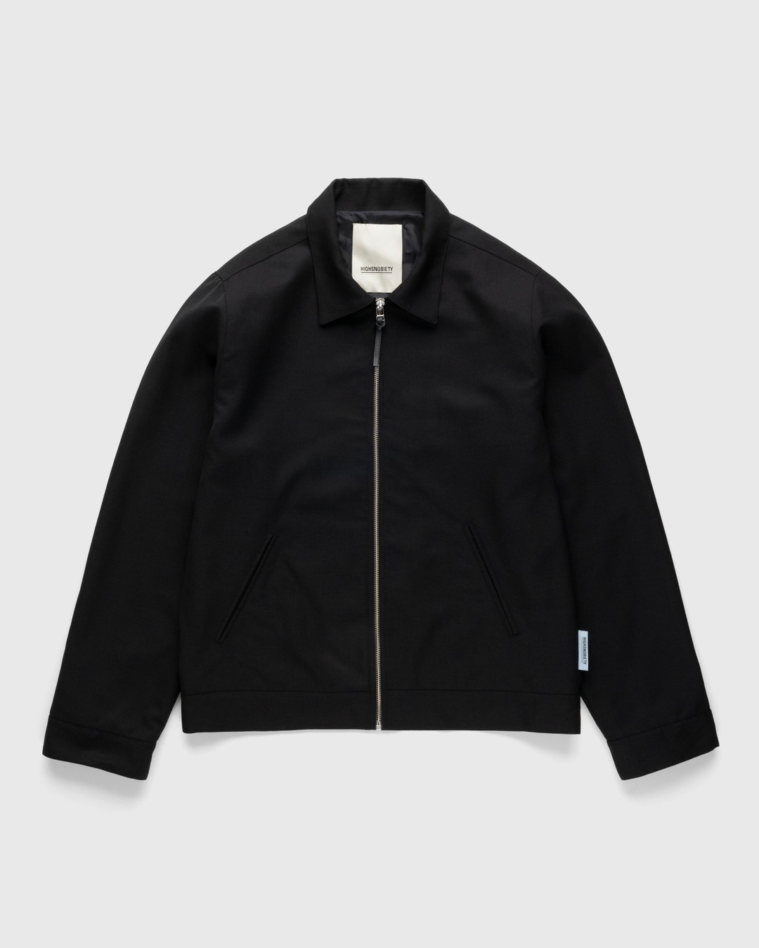 Highsnobiety – Wool Blend Garage Jacket Black - Outerwear - Black - Image 1