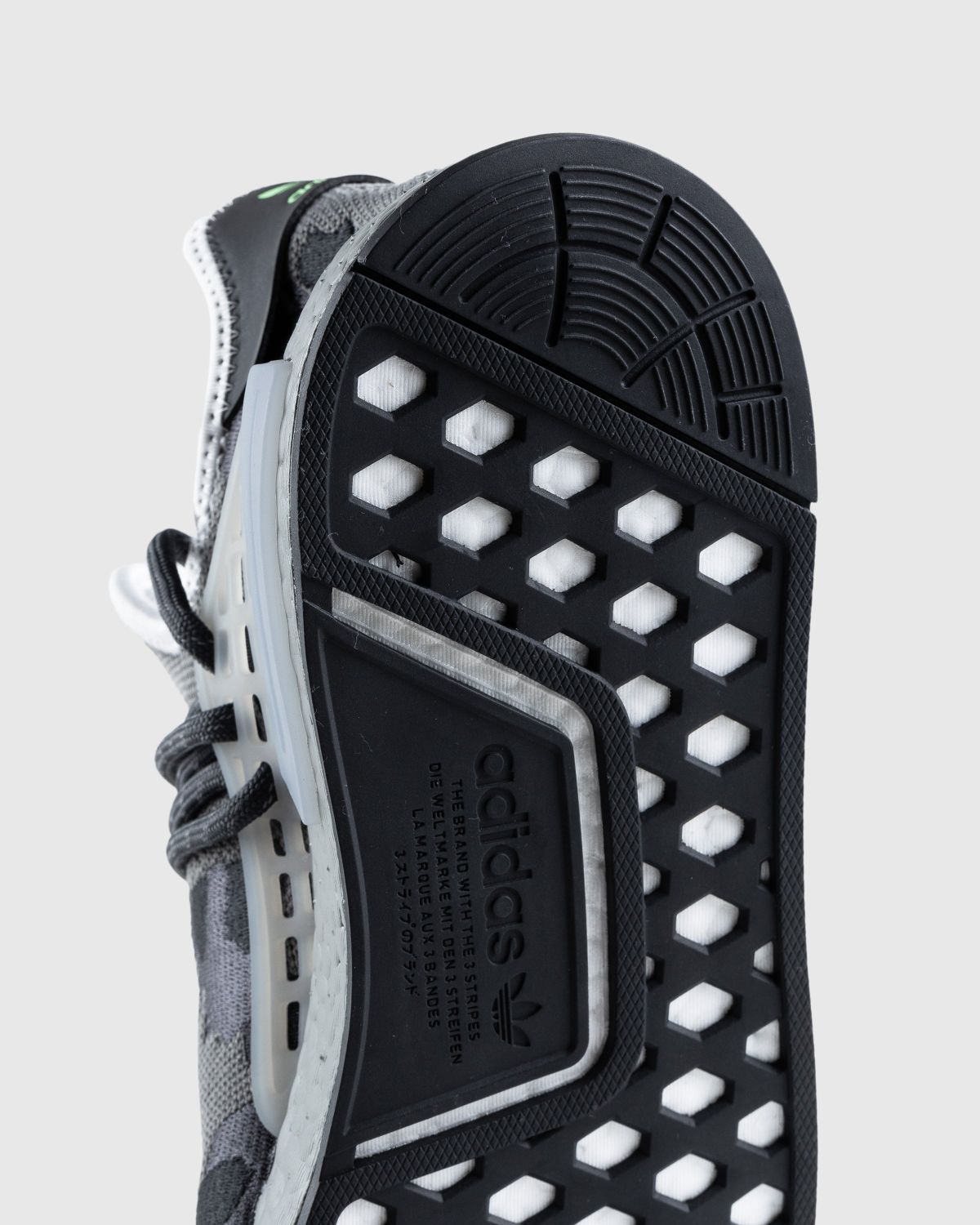 Adidas – Pharrell NMD Hu Animal Print Ash Grey - Low Top Sneakers - Grey - Image 6