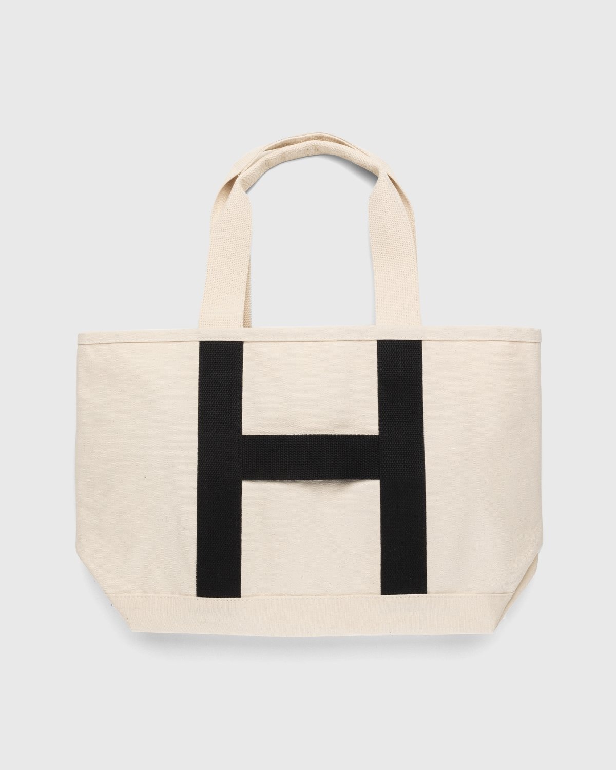 Highsnobiety – Heavy Canvas Large Shopper Tote Natural - Tote Bags - Beige - Image 1