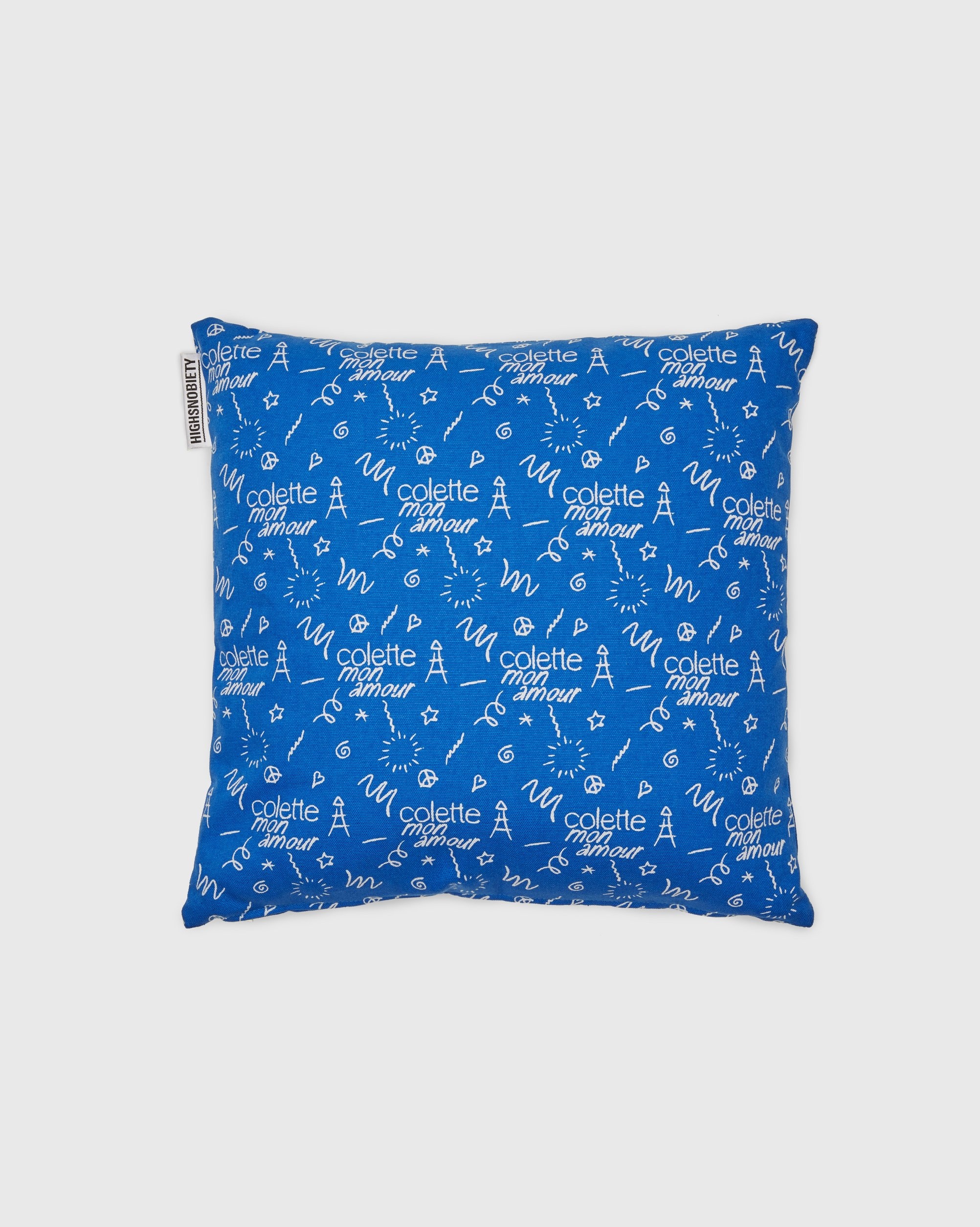 Colette Mon Amour – FABRICK Square Cushion Blue - Cushions - Blue - Image 2