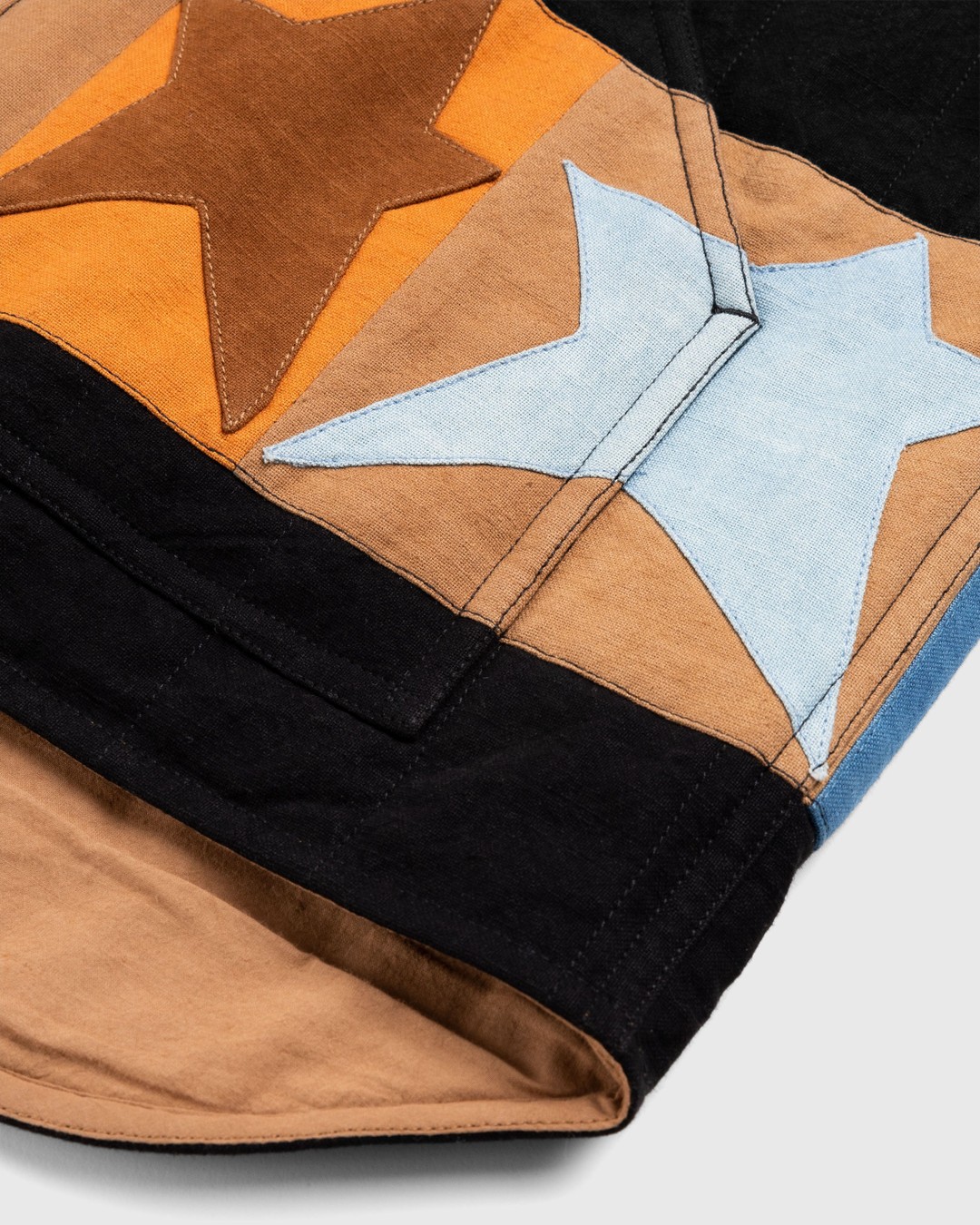 Story mfg. – Saturn Vest Iron Star Scraps Patchwork - Outerwear - Multi - Image 5