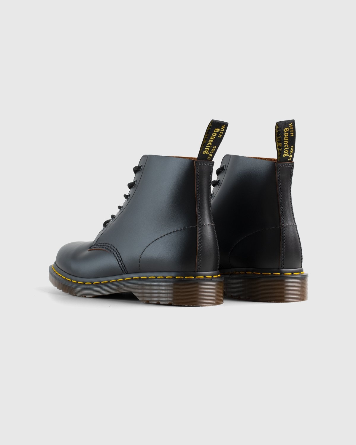 Dr. Martens – Vintage 101 Black Quilon - Laced Up Boots - Black - Image 4