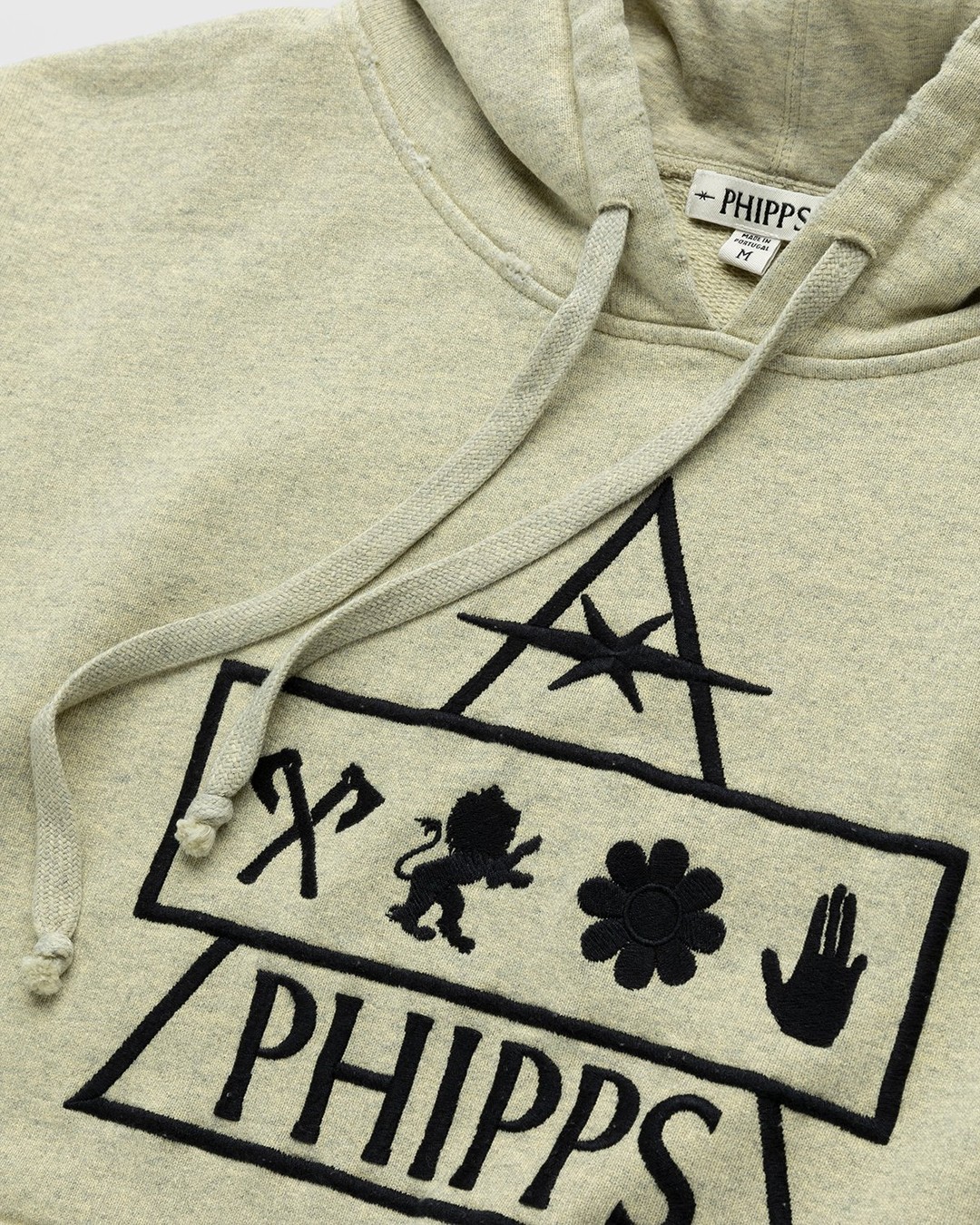 Phipps – Pyramid Hoodie Beige - Sweats - Beige - Image 4